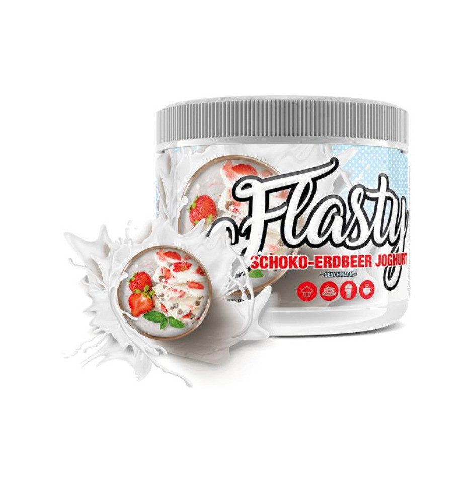 #sinob Flasty Geschmackspulver - 250g - Schokolade Joghurt Erdbeere Pulver, 250 g, Pulver