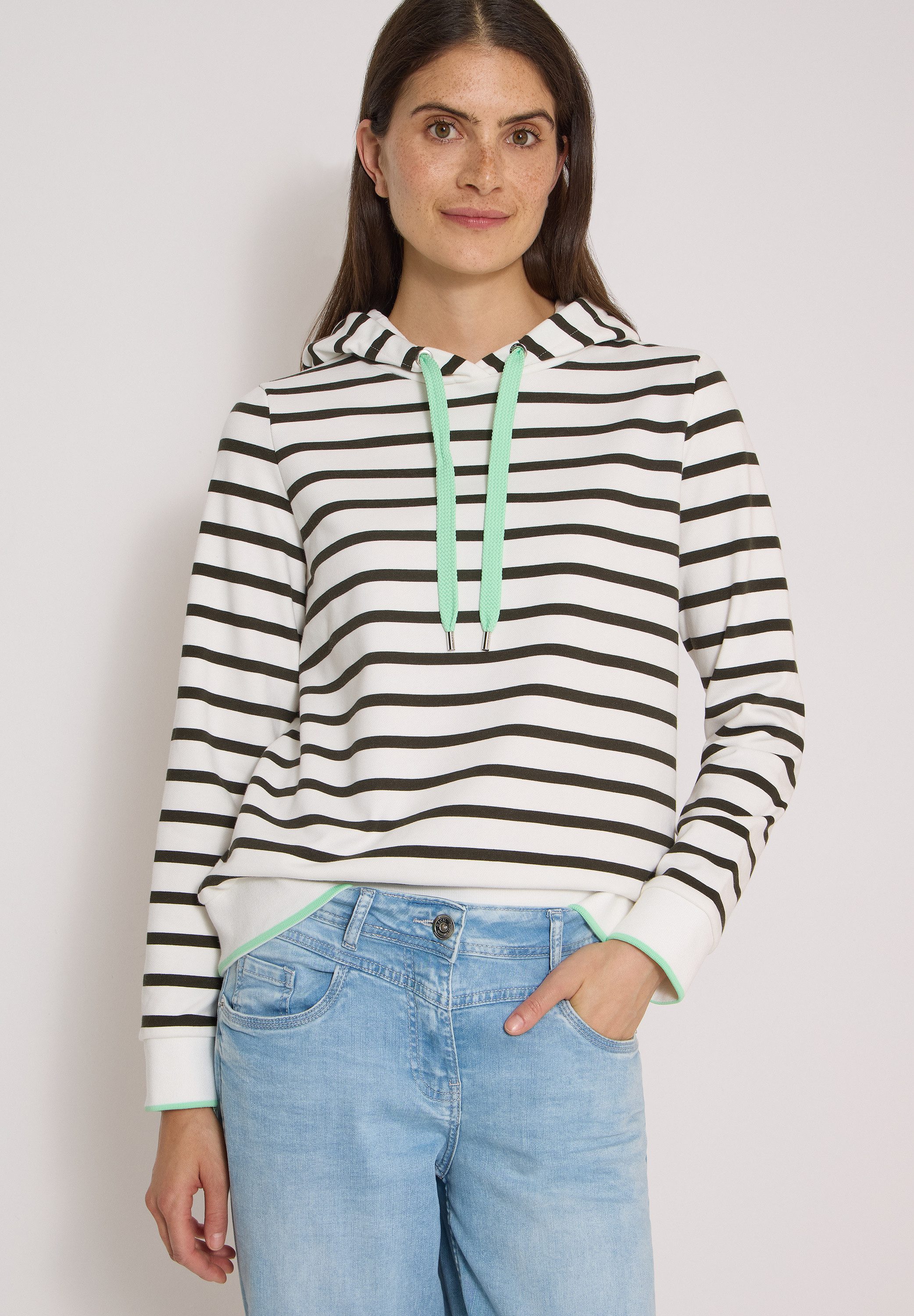 CECIL Sweatshirt mit Streifenmuster