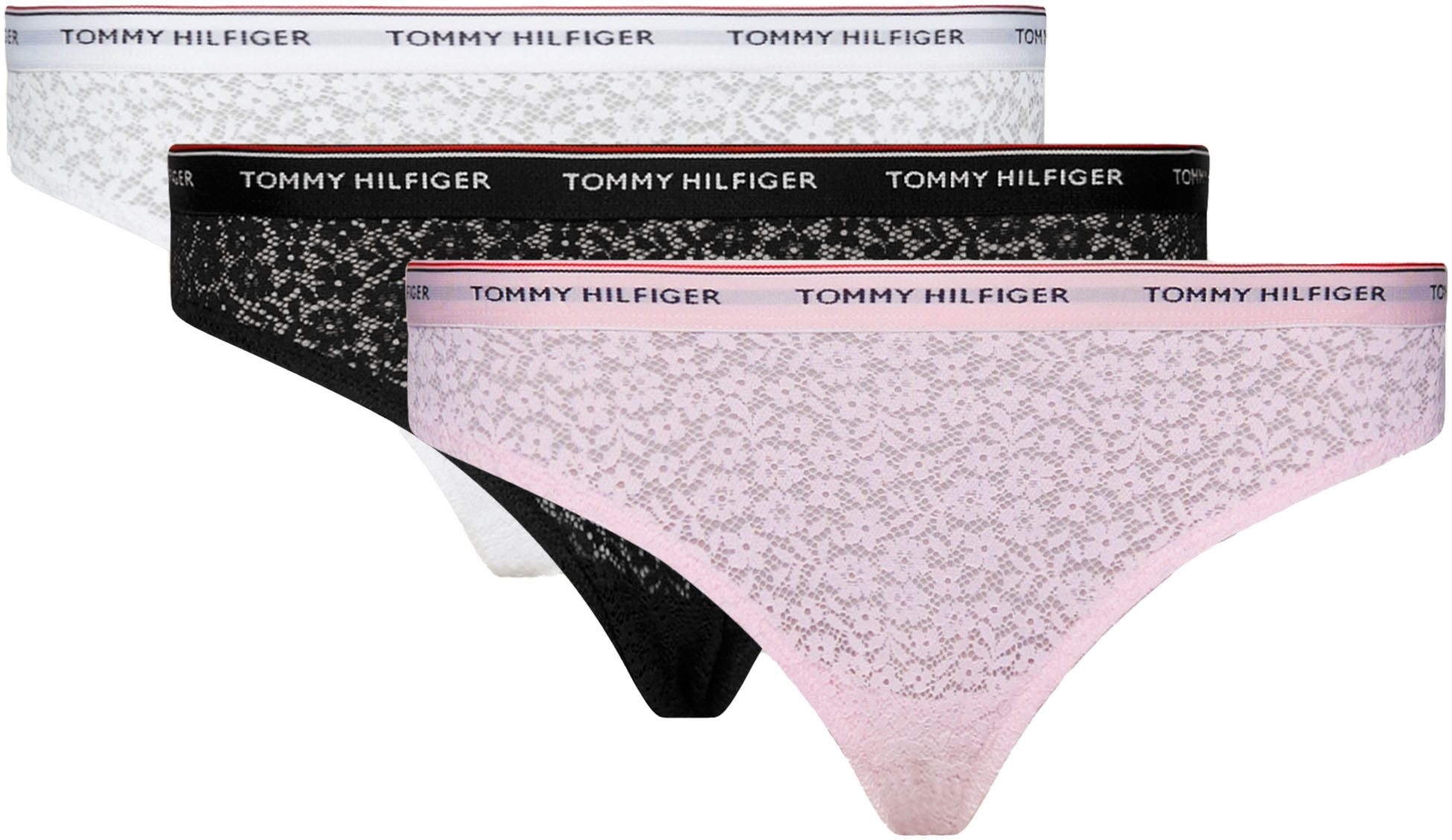Tommy Hilfiger Underwear Bikinislip 3 PACK BIKINI LACE (EXT SIZES) (Packung günstig online kaufen