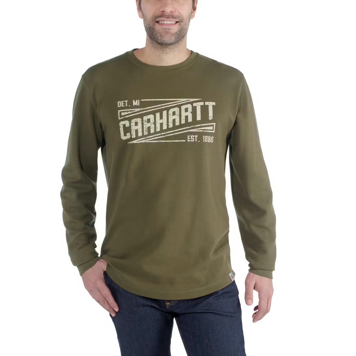 Carhartt Langarmshirt 103850 bedrucktes Langarmshirt