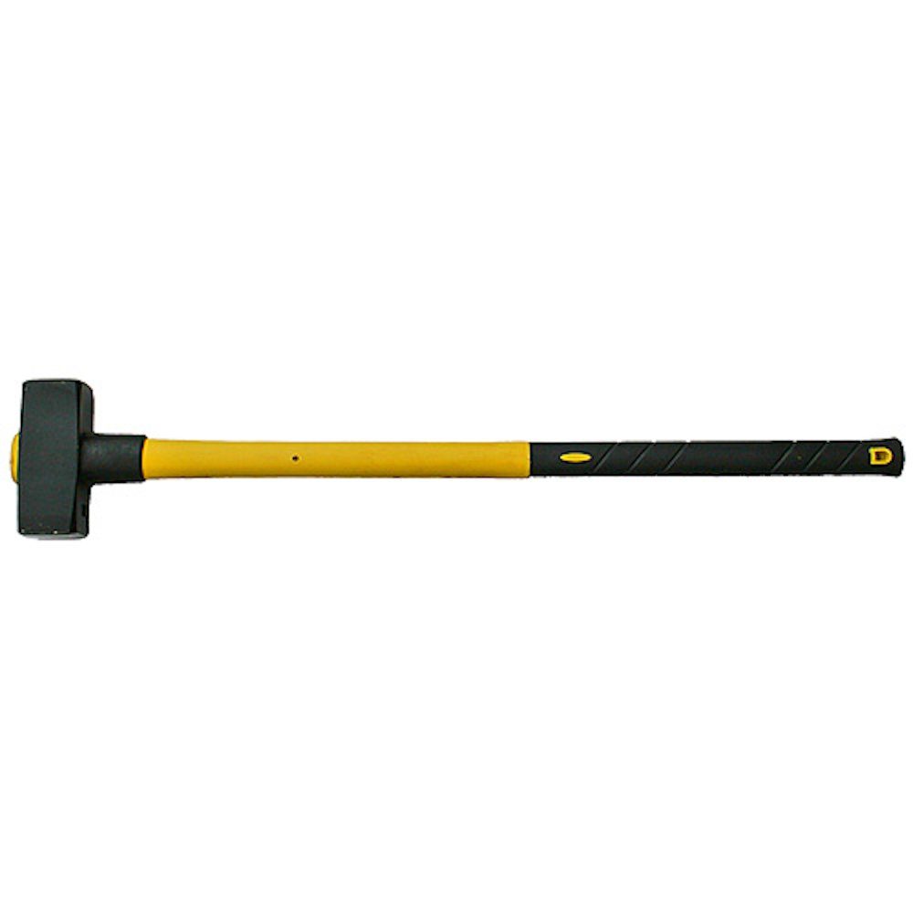 PROREGAL® Hammer Stemmhammer 8kg Fiberglasstiel Gummigriff, Abbruchhammer mit