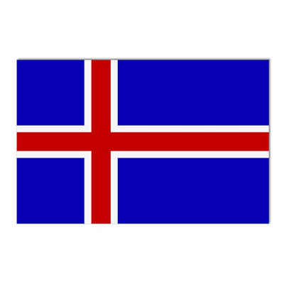 Taffstyle Flagge Fahne 150cm x 90 cm Fanartikel Land mit Metallösen Island, EM WM Länderflagge Flagge Handball Eishockey Basketball Fussball
