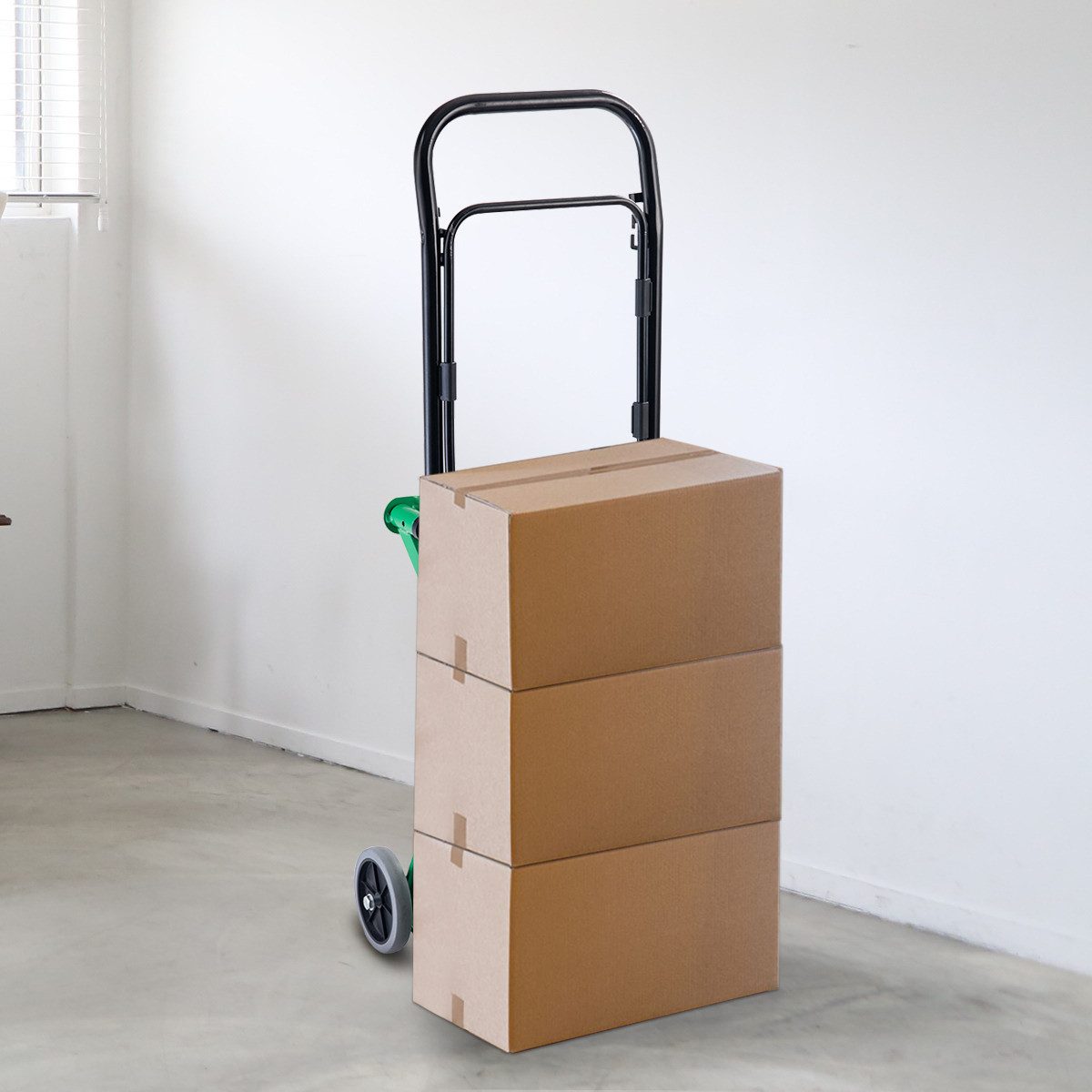 Thumbnail - COSTWAY Sackkarre, Transportwagen, 3 einstellbare Höhe, klappbar, bis 90 kg
