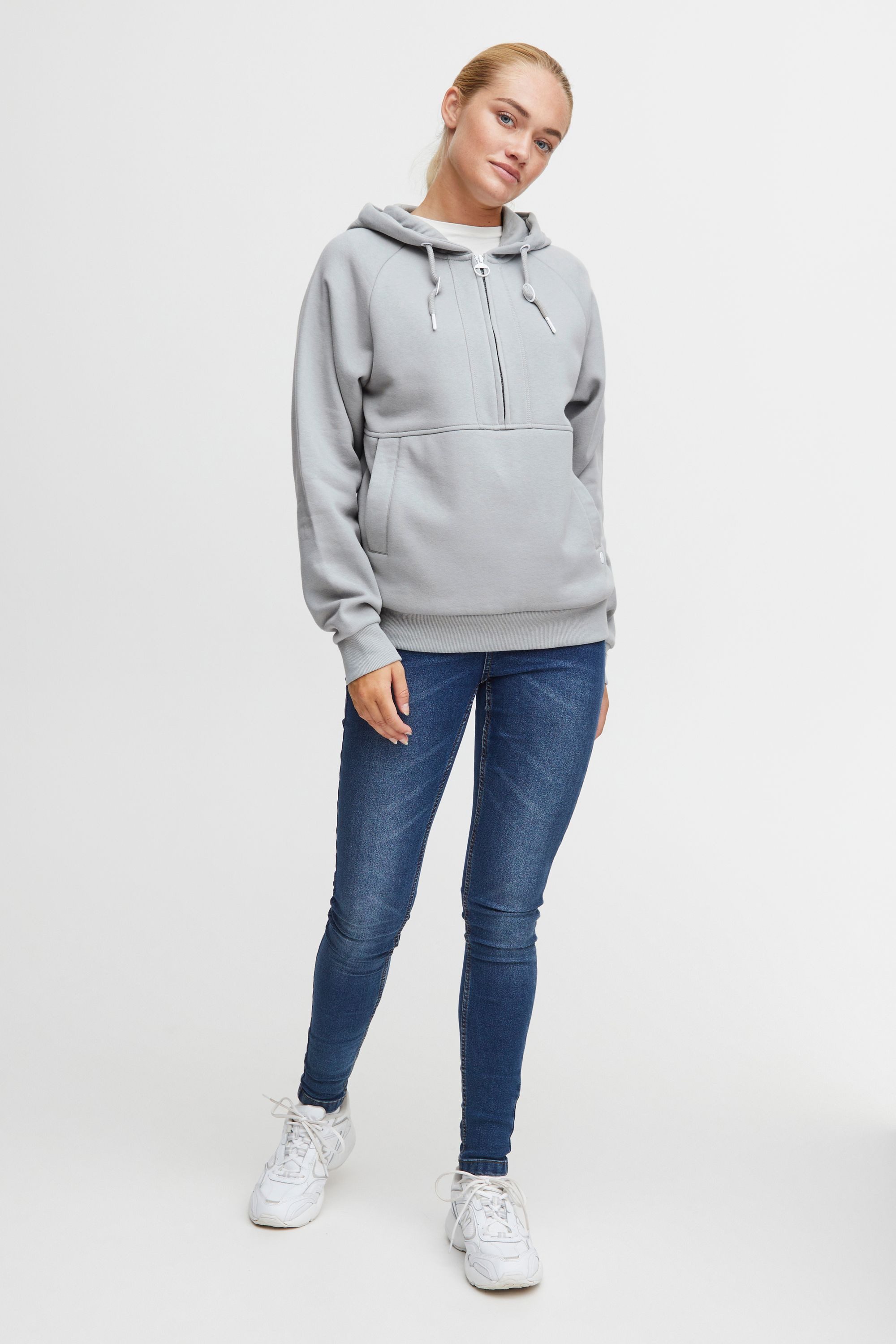 OXMO Kapuzensweatjacke OXANDREA Modischer Pullover günstig online kaufen