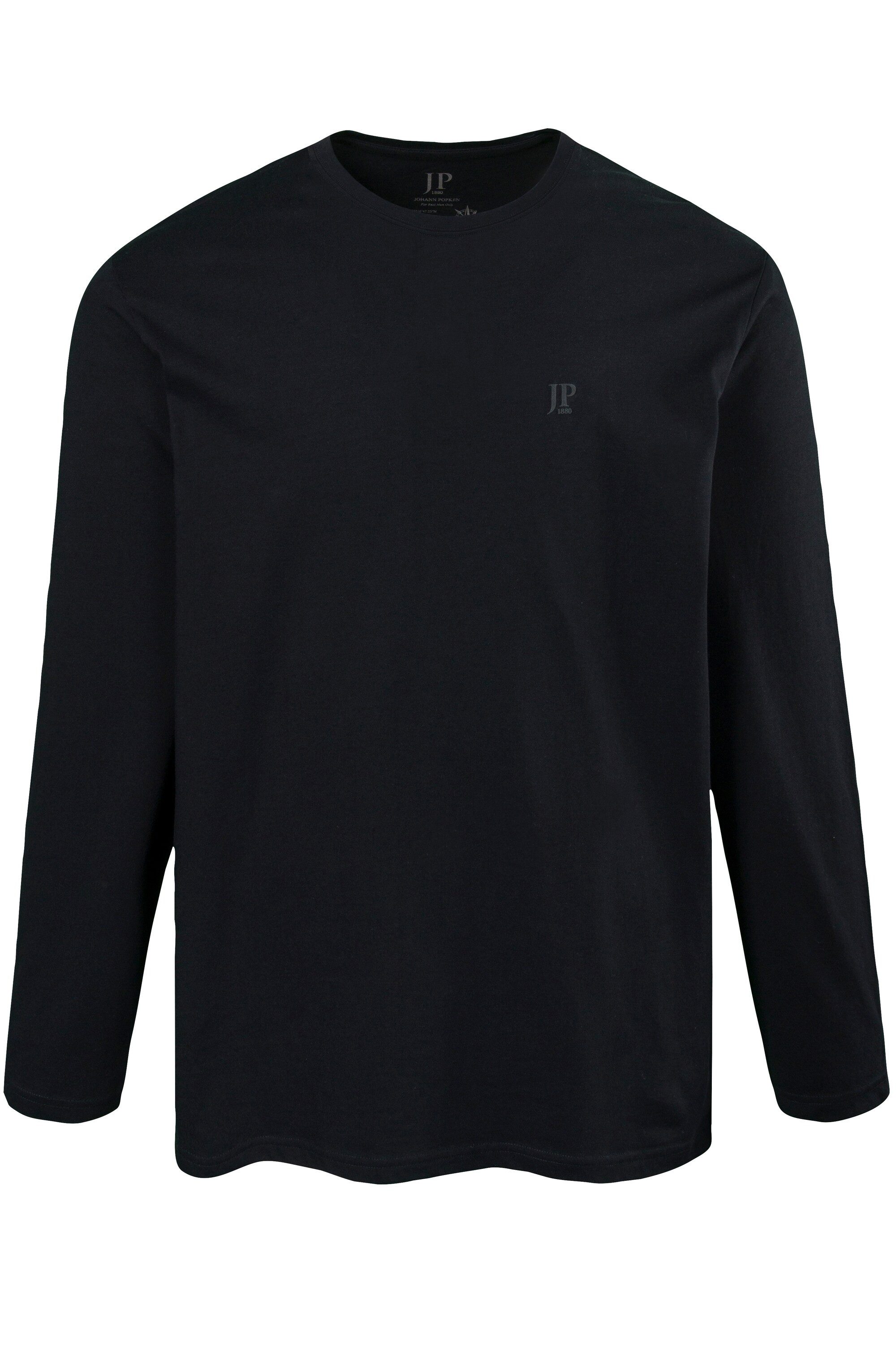 JP1880 T-Shirt bis 8XL Langarmshirt Sweatshirt mit Logo-Stickerei günstig online kaufen