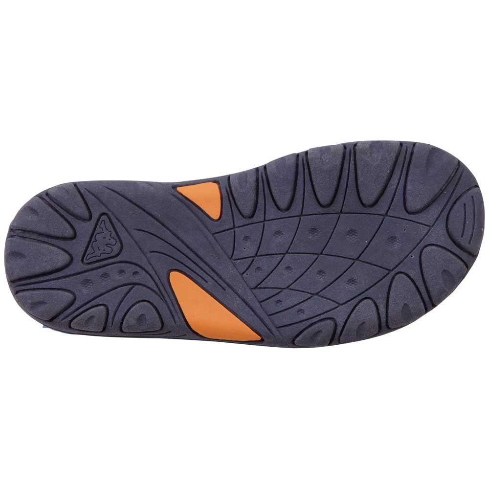 Kappa Sandale mit navy-orange drei praktischen Klettverschlüssen