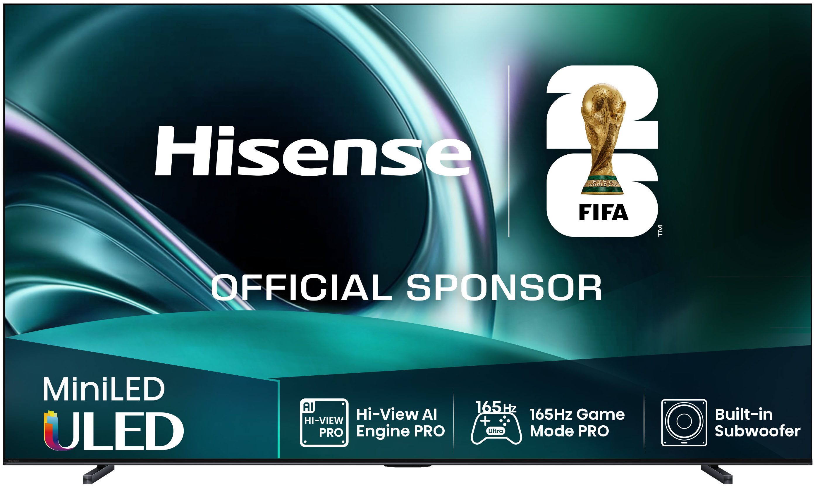 Hisense 100U7Q QLED Mini LED-Fernseher (253 cm/100 Zoll, 4K Ultra HD, Smart-TV, 4K UHD Mini LED)