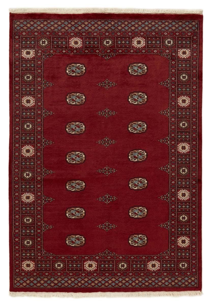 Orientteppich Pakistan Buchara 3ply 141x205 Handgeknüpfter Orientteppich, Nain Trading, rechteckig, Höhe: 8 mm