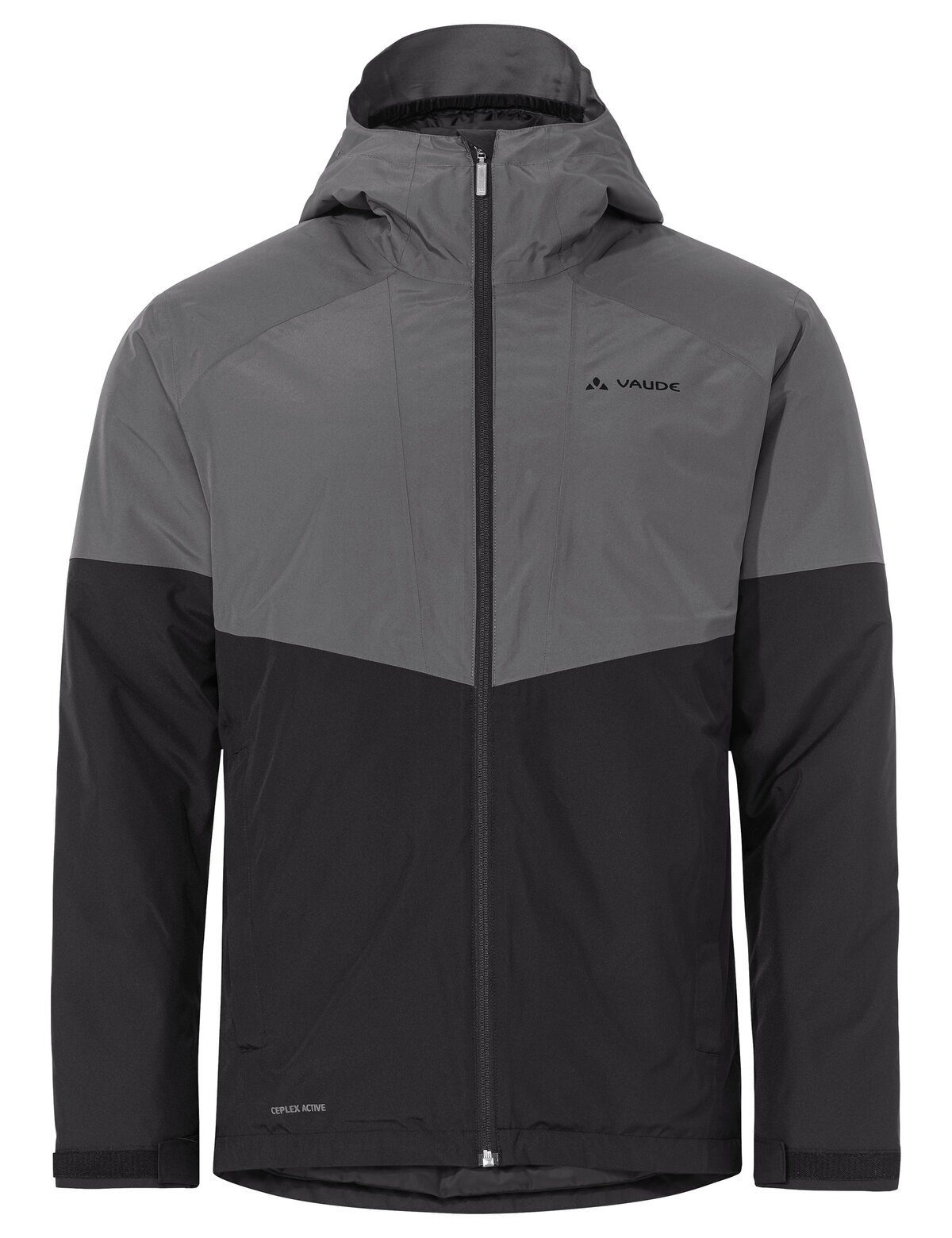 VAUDE Outdoorjacke Men's black/anthracite Klimaneutral Jacket kompensiert III (1-St) Morkon SE