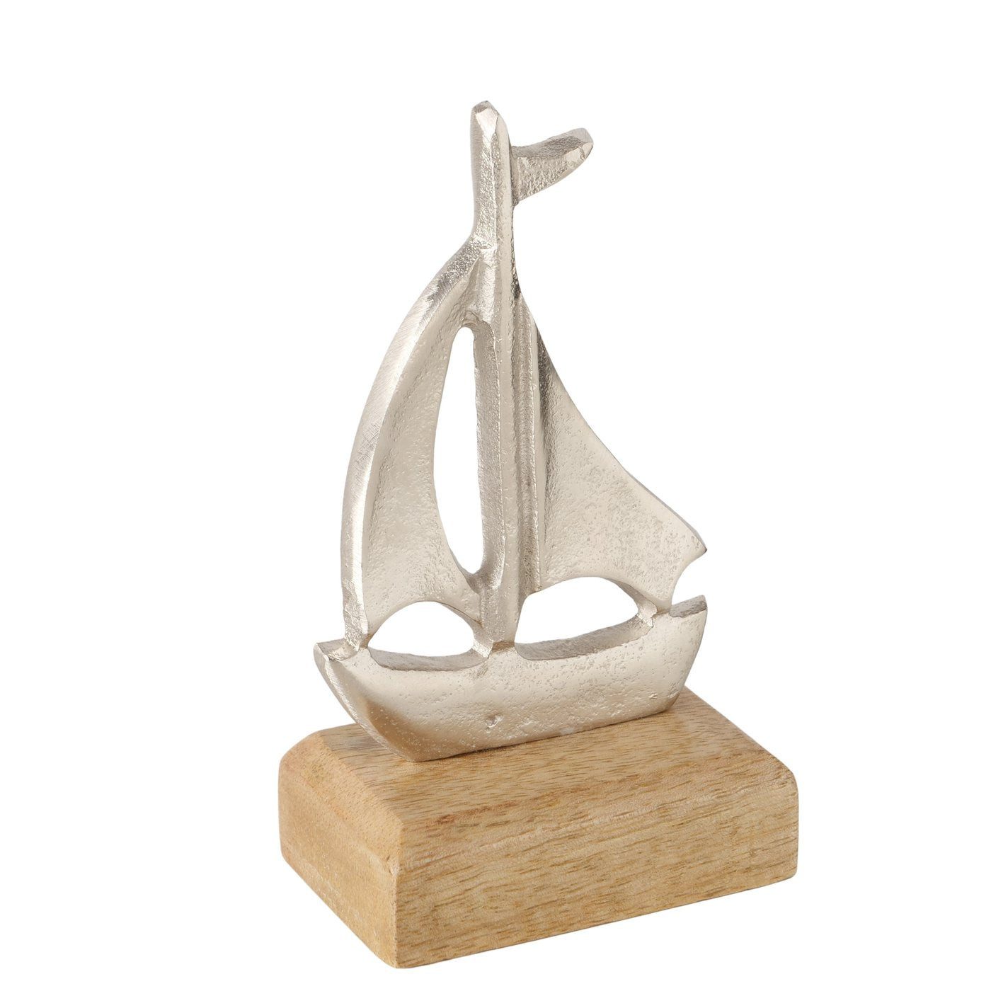BOLTZE Dekoobjekt Dekoaufsteller Boot " Shippy " aus Aluminium von Boltze - Maritime Dek