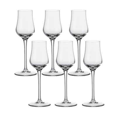 LEONARDO Gläser-Set Grappa Glas 6er-Set Ciao+, Glas, stoßfest, klangvoll, gastronomiegeeignet
