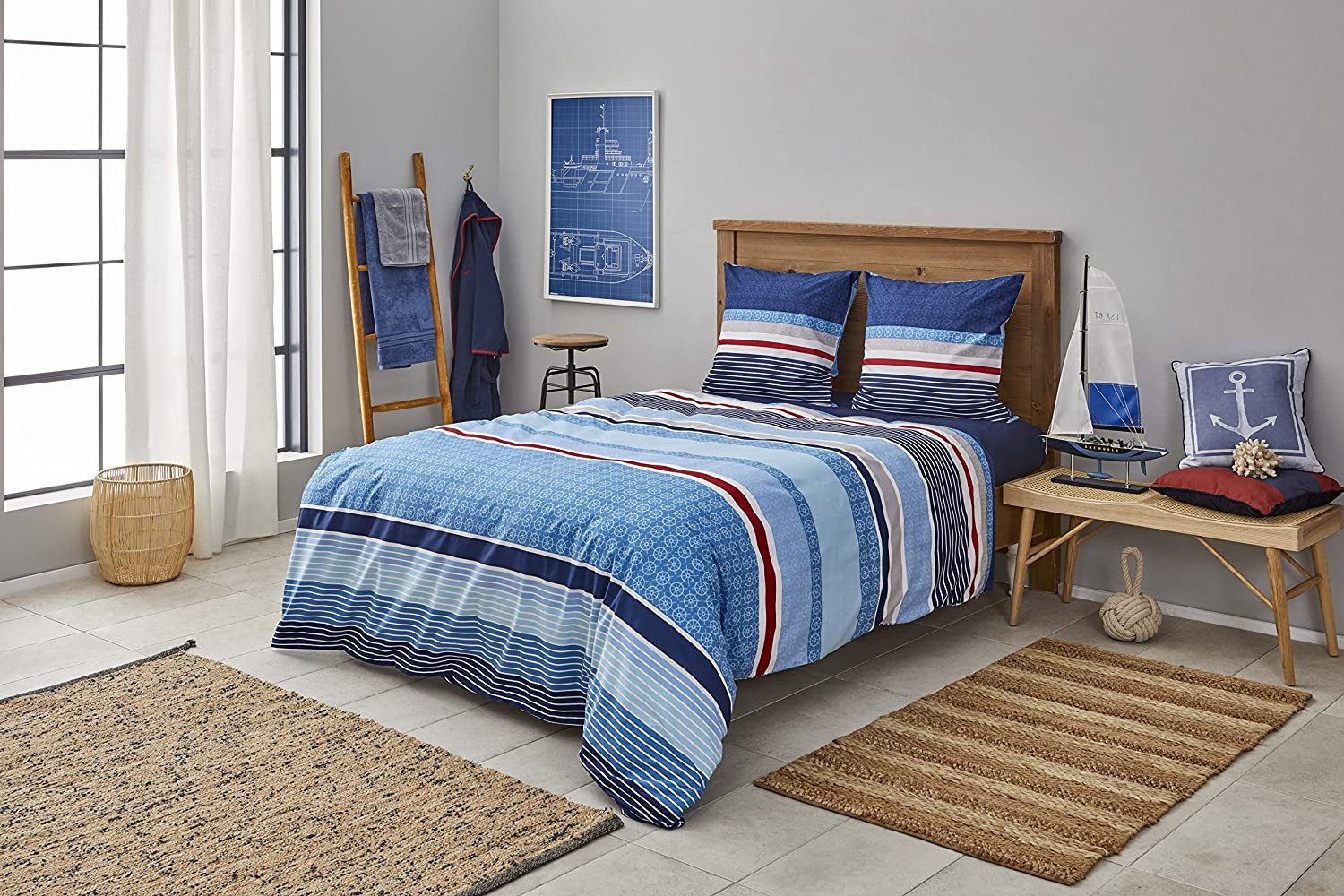 NAUTICA HOME Bettwäsche Nautica, Renforcé, 2 günstig online kaufen