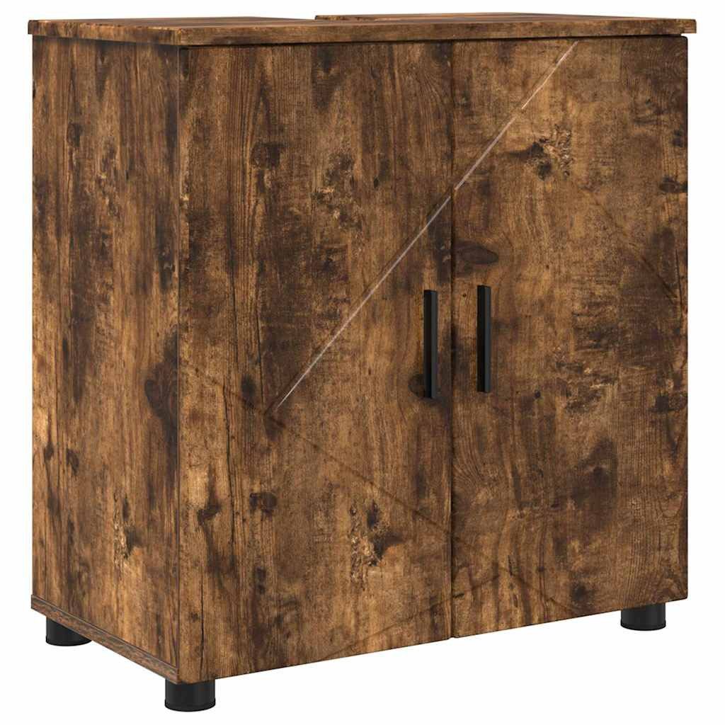 vidaXL Badezimmerspiegelschrank Badezimmer Schrank Räuchereiche 61 günstig online kaufen
