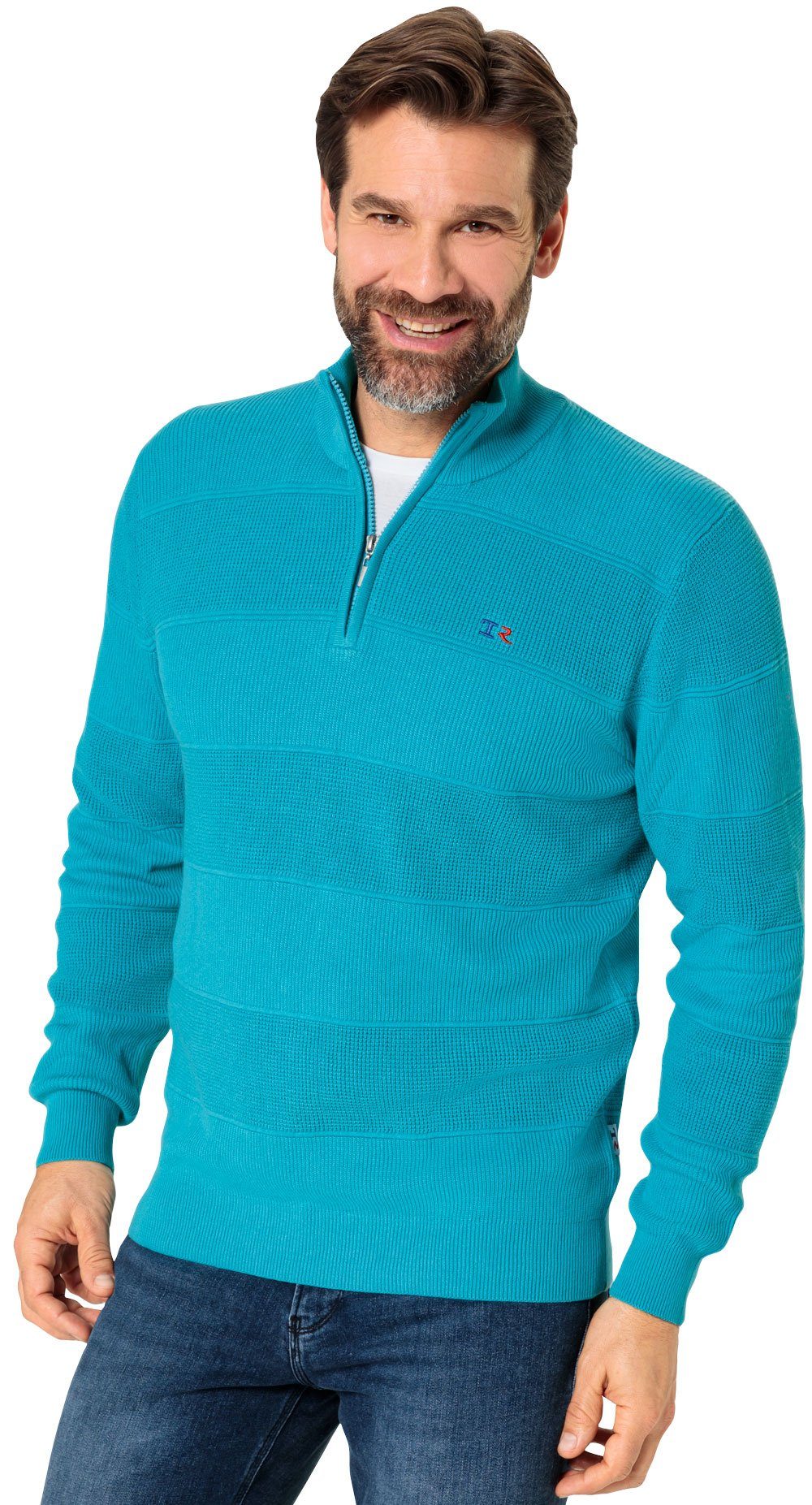 Tom Ramsey Troyer sportliche Logo-Stickerei auf linker Brustseite