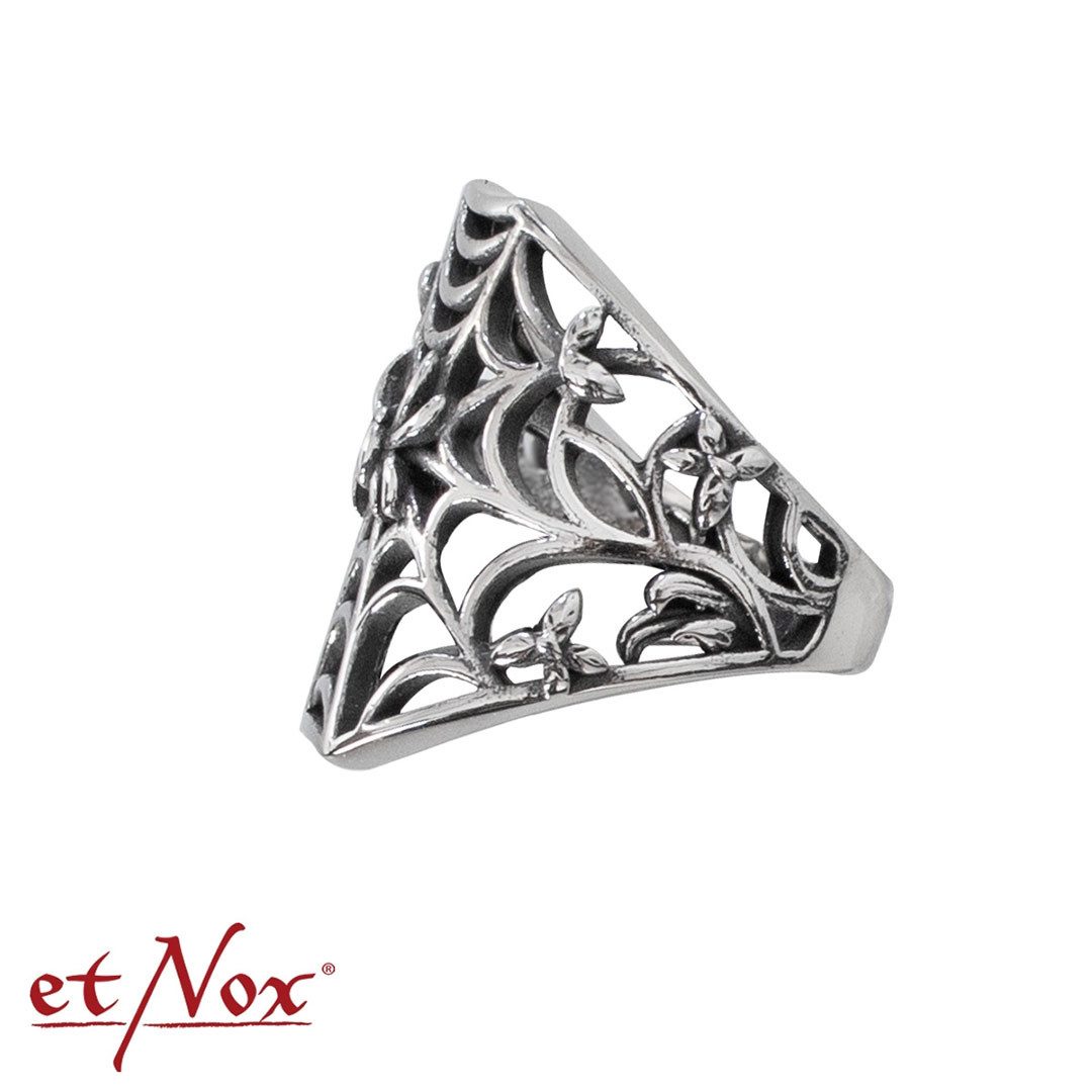 etNox Fingerring Ring Spinnennetz