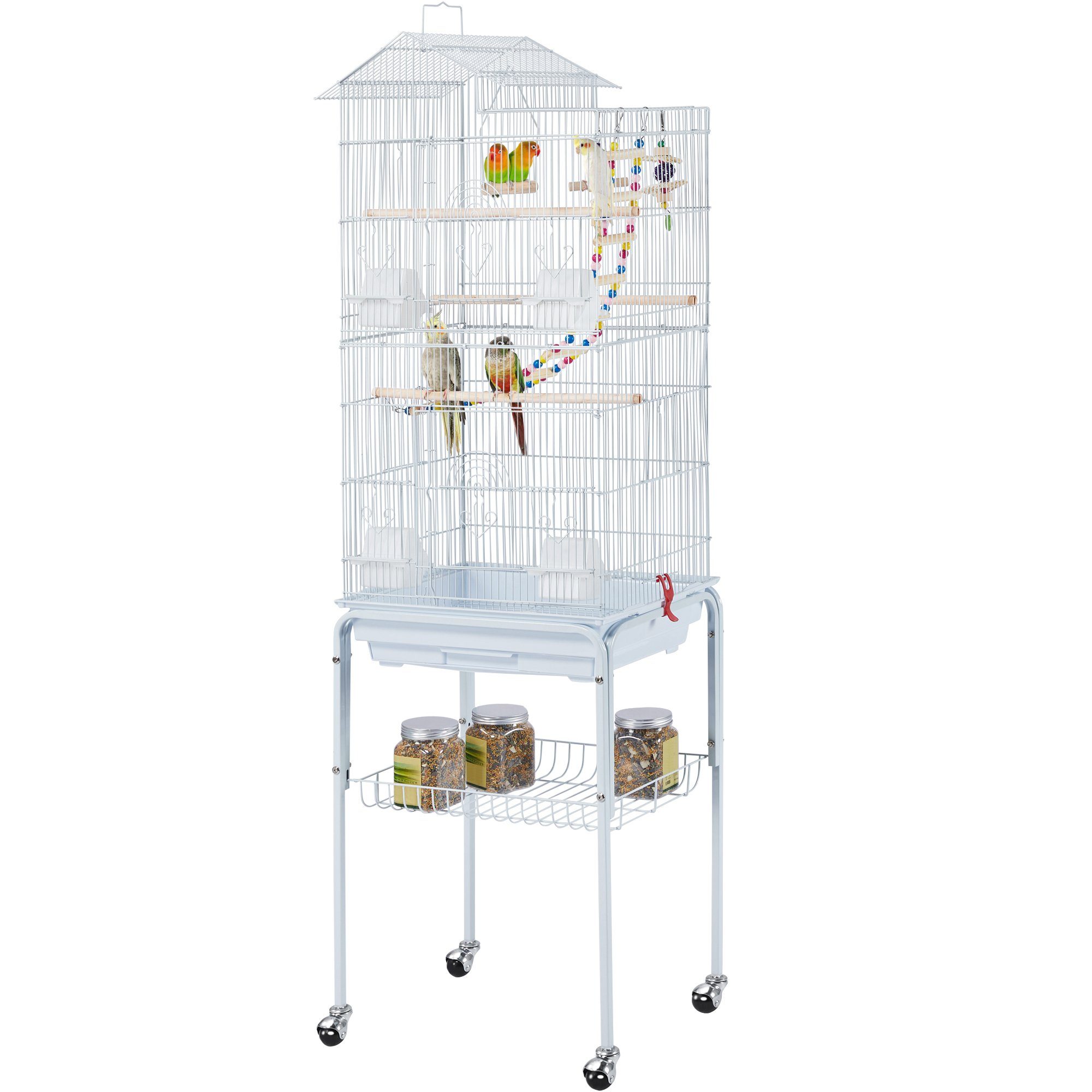Yaheetech Vogelkäfig, XL Vogelbauer Vogelvoliere Wellensittichvogelkäfig günstig online kaufen