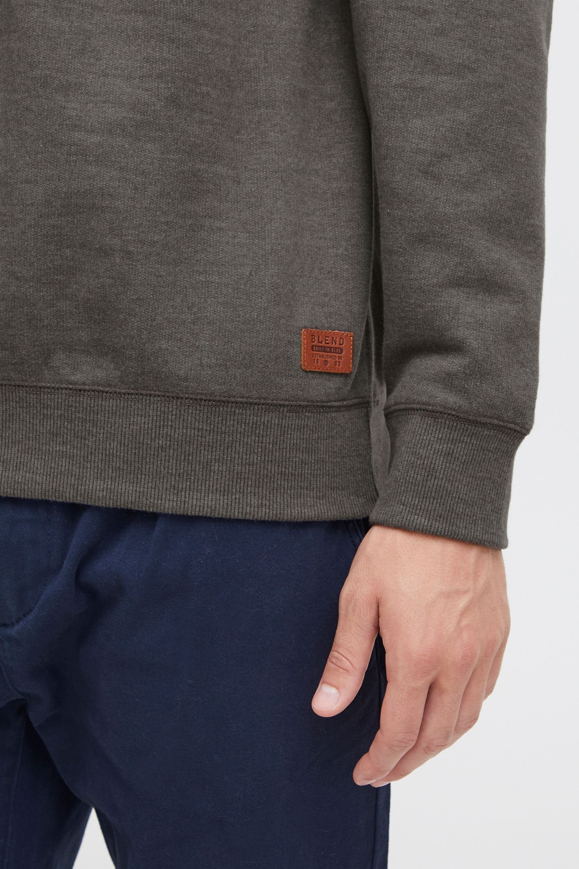 Blend Longpullover BHAlex Sweatpullover mit Raglanärmeln und elastischem Saum