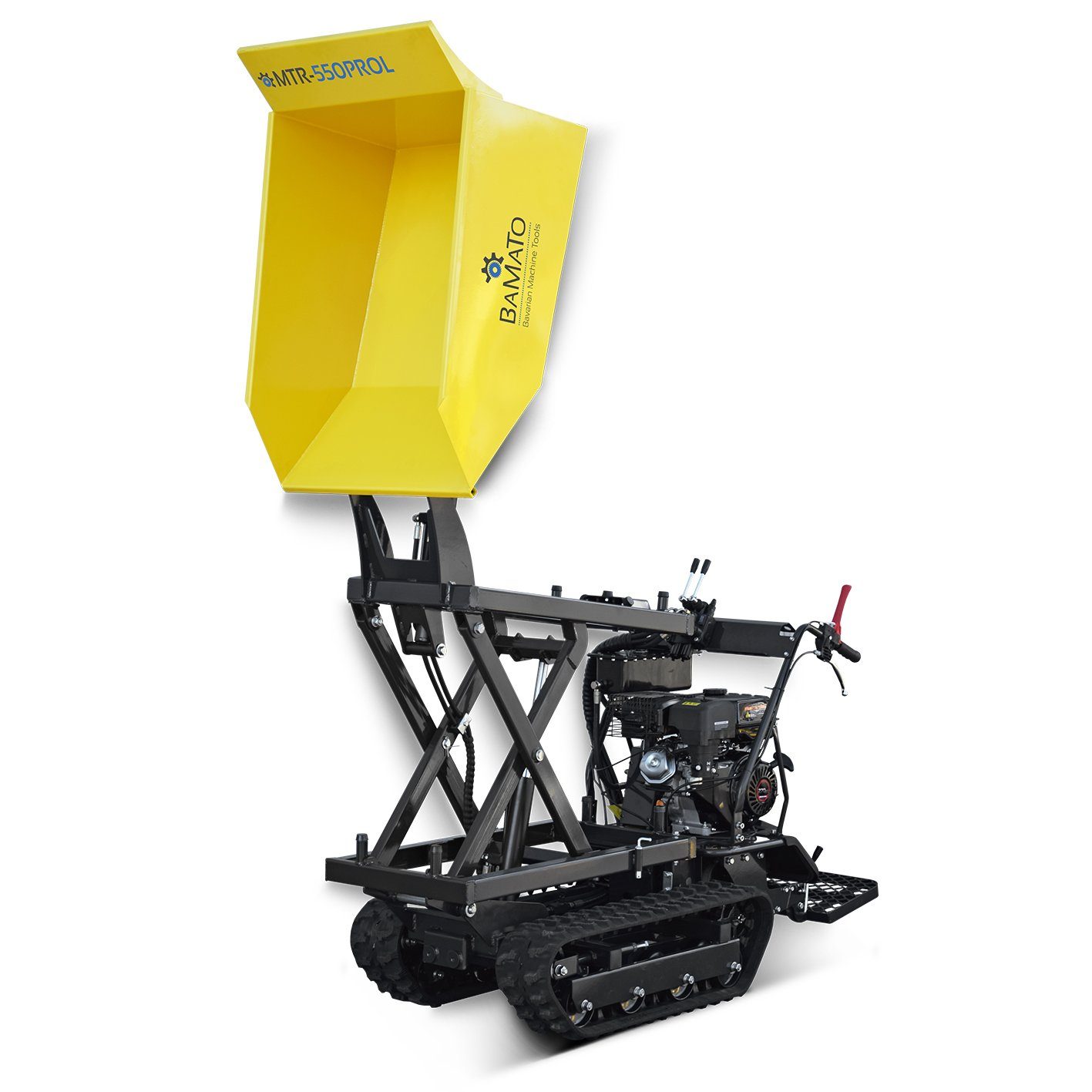BAMATO Motorschubkarre MTR-550PROL, 215 l, 1-tlg., Minidumper, Raupendumper, Dumper