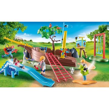 Playmobil® Konstruktionsspielsteine City Life Abenteuerspielplatz mit Schiffswrack