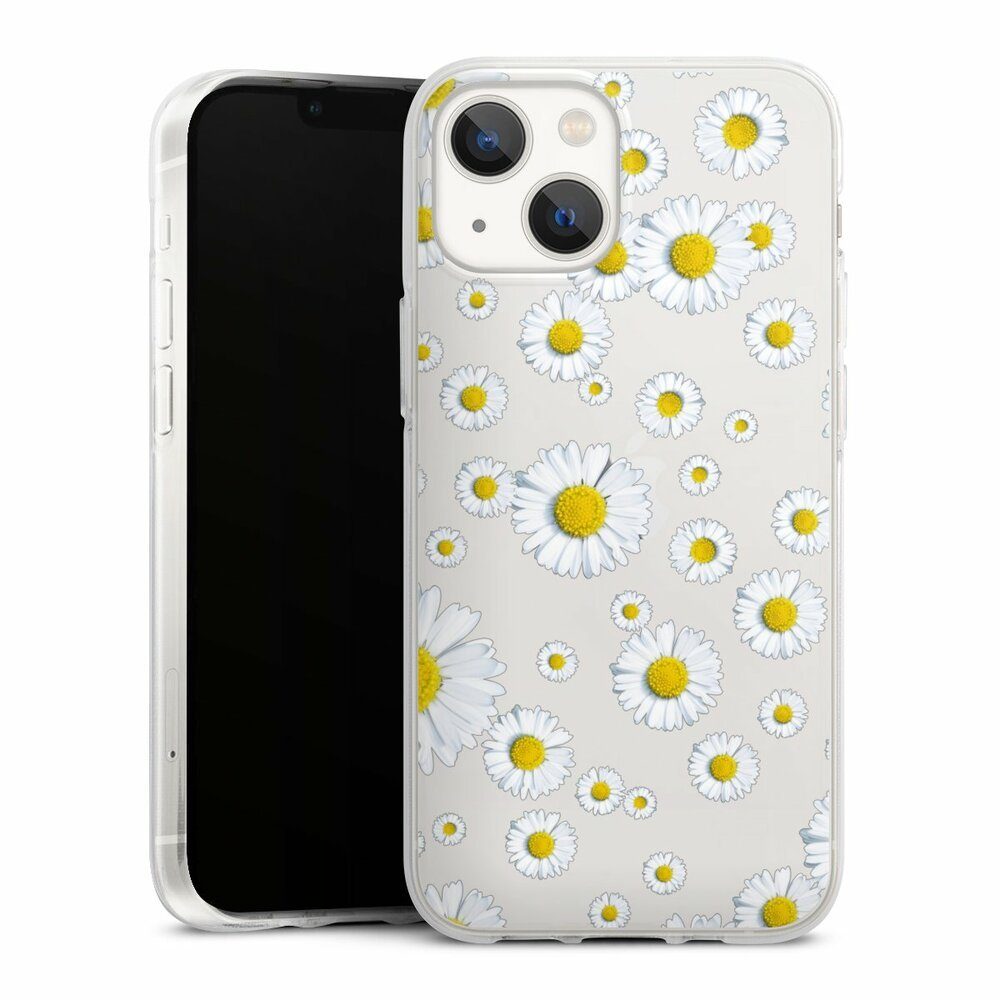 DeinDesign Handyhülle Gänseblume Blumen Motiv ohne Hintergrund, Apple iPhone  13 Mini Silikon Hülle Bumper Case Handy Schutzhülle