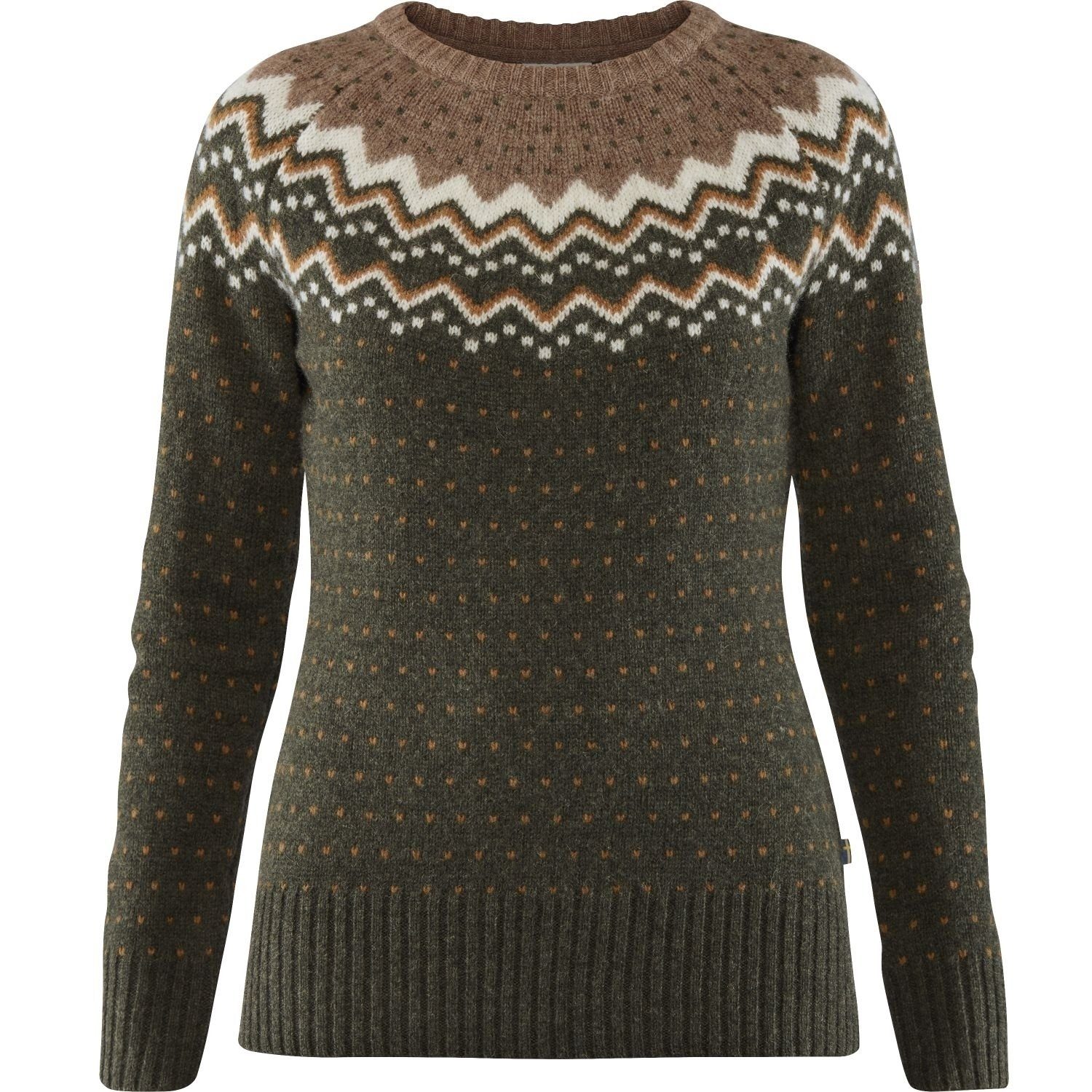 Wollpullover Fjällräven Damen Övik Knit Sweater
