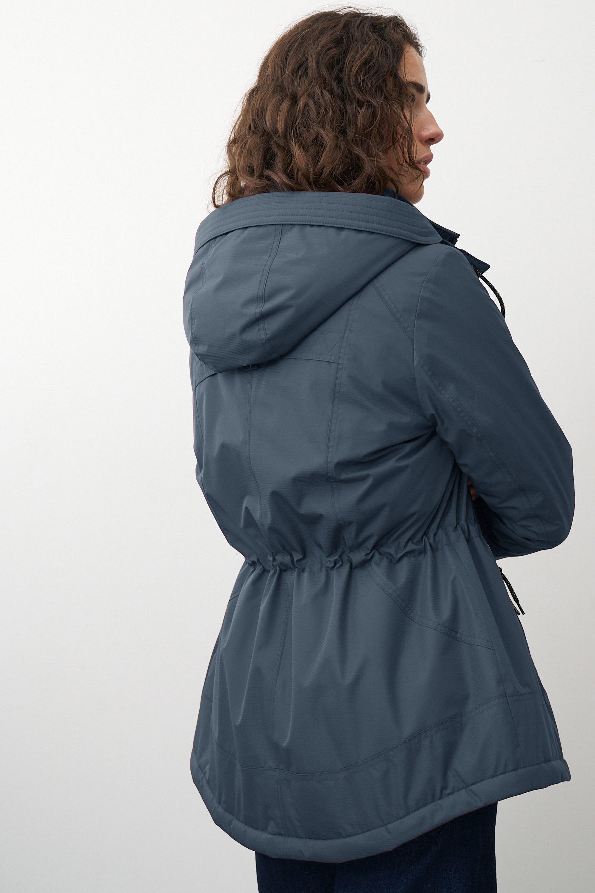 Barbara Lebek Funktionsjacke Übergangsjacke oder Outdoorjacke mit abknöpfbarer Kapuze
