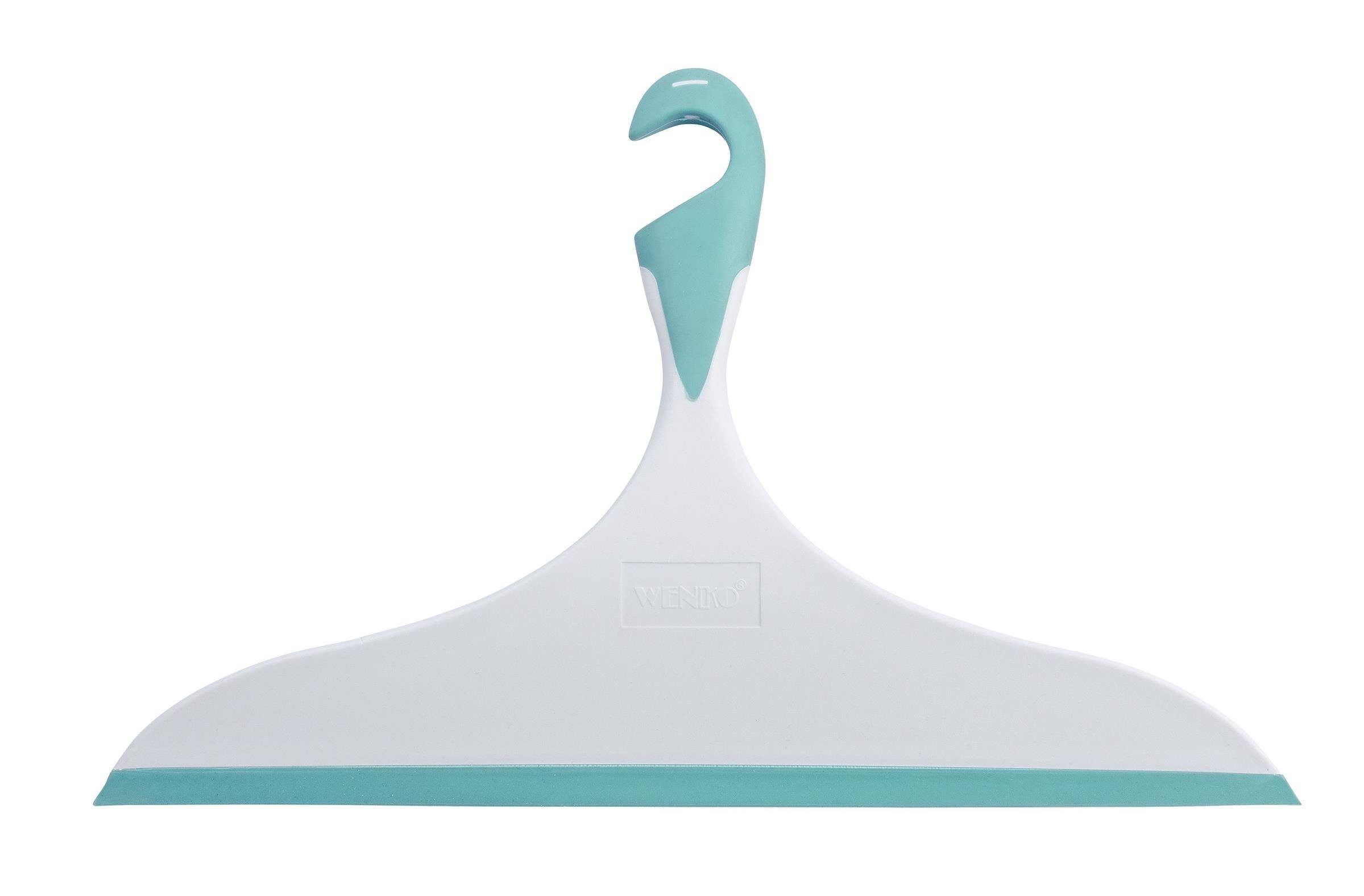 WENKO Duschabzieher Wasser Struck XXL, Farbe blau, WENKO, (Wasserabzieher + Halter)