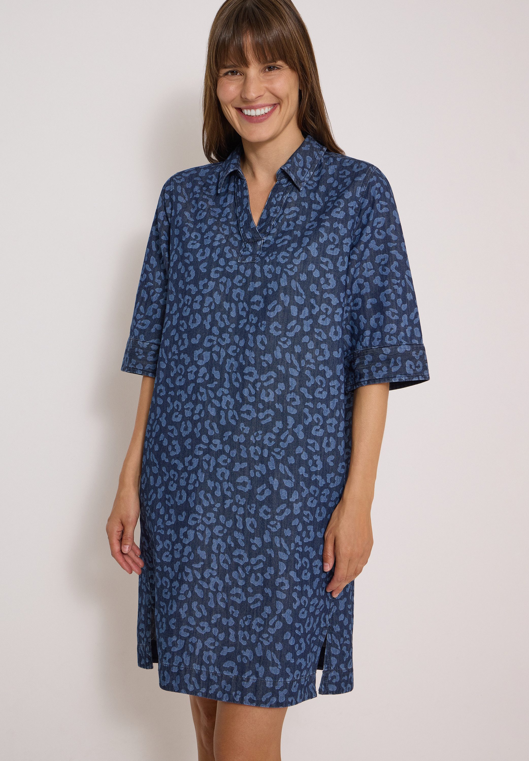 CECIL Shirtkleid mit Leo-Muster