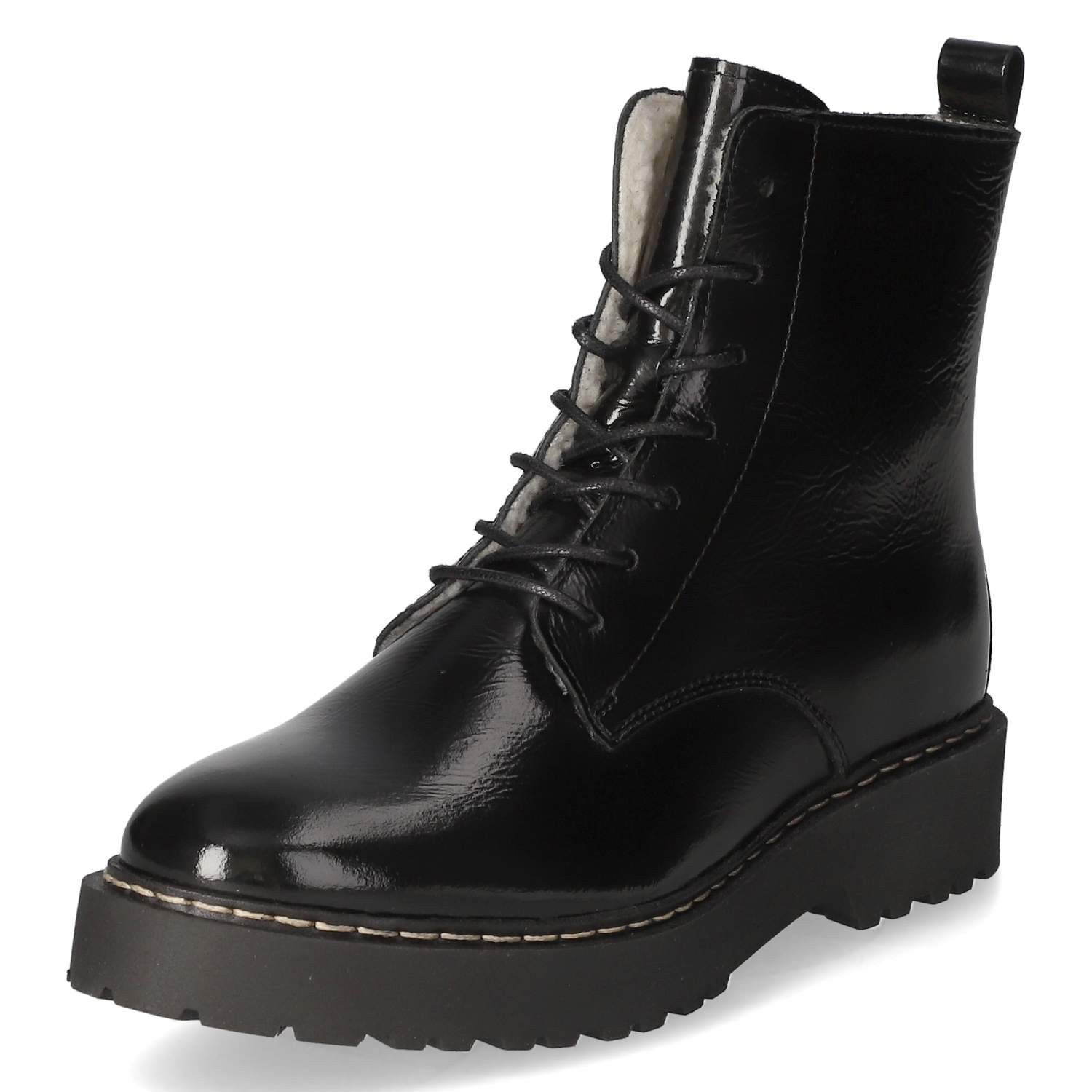 Kaerlek Kaerlek F8280-244-11VE Damen Lackleder schwarz Winterstiefel