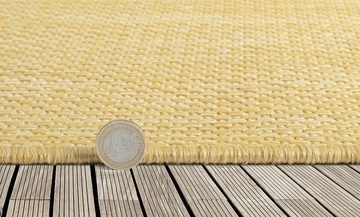 Teppich Teppich Mistra - robuster Outdoor Teppich, the carpet, Rechteck, Wetterfest, UV-Beständig, Balkon, Terrasse, Wohnzimmer, Flachgewebe, Indoor