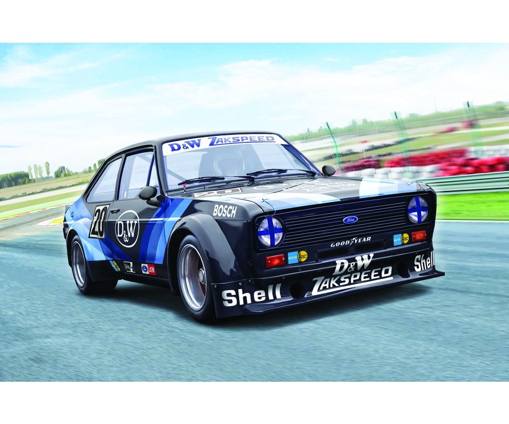 Modellbausatz Italeri 1:24 Ford Escort Zakspeed Gr.2 D&W Plastik Modellbau Bausatz