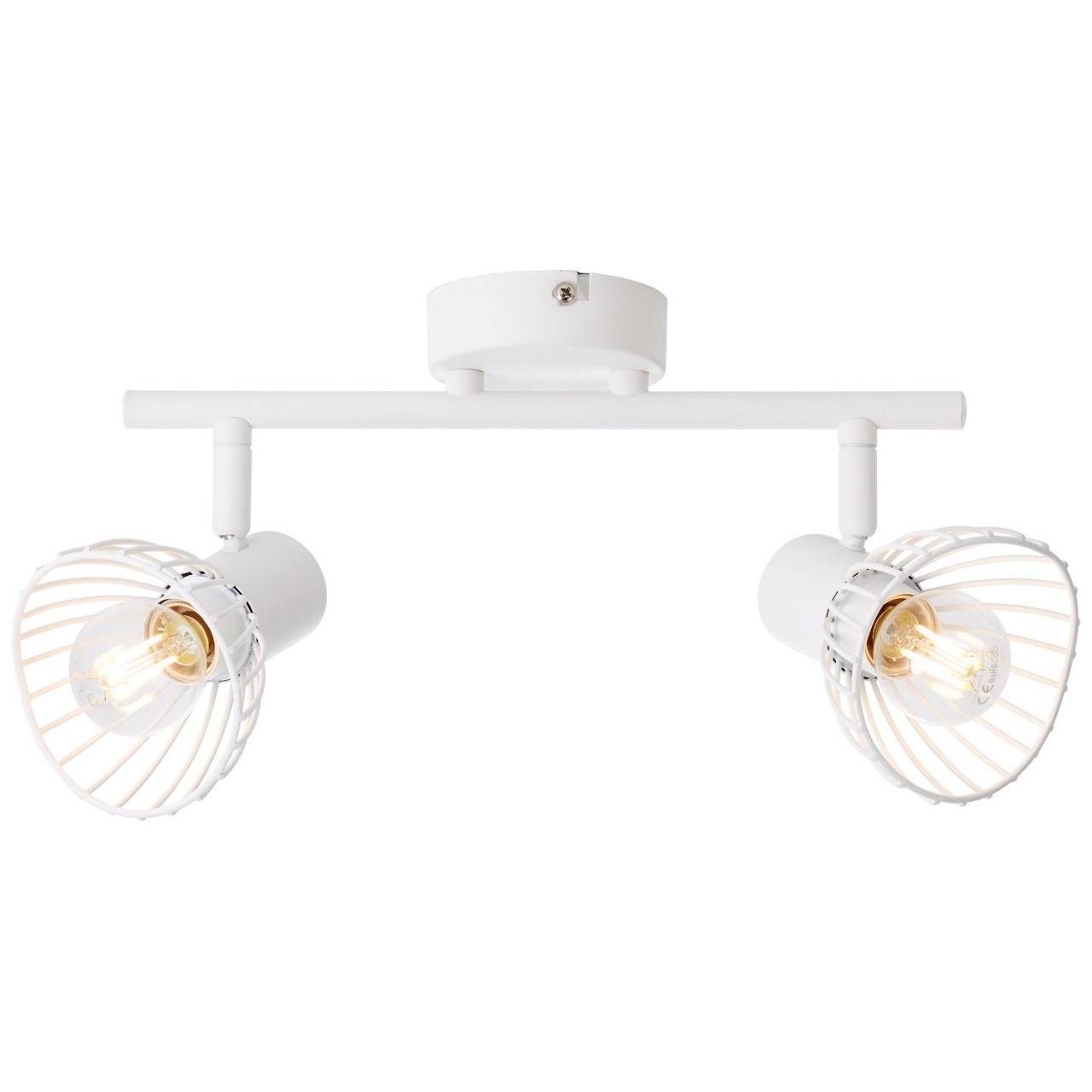 Spotrohr 40W, E14, D45, für 2x 2flg geeignet Elhi weiß Tropfen Lampe Brilliant Deckenleuchte Elhi,