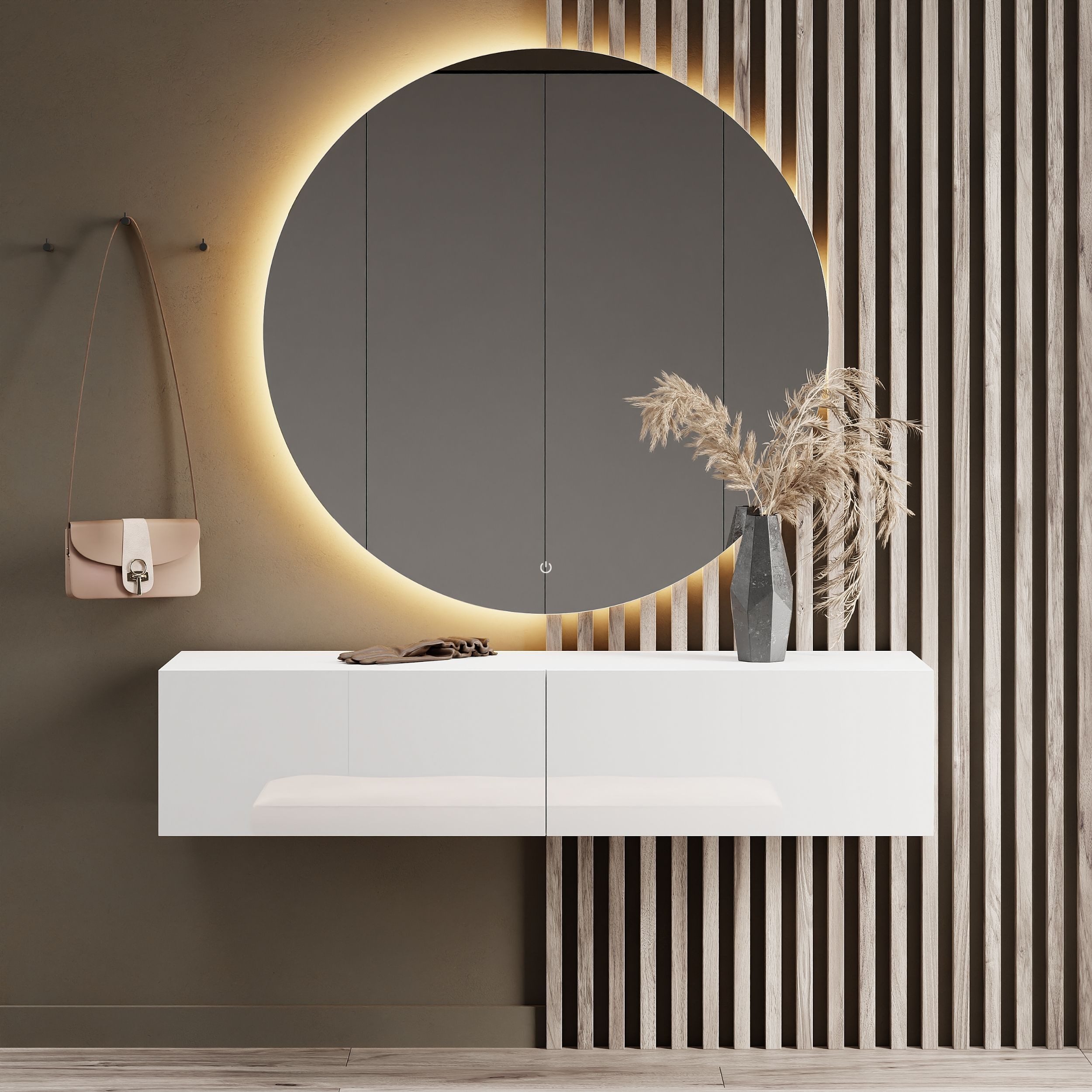 Planetmöbel Garderoben-Set Garderobenschrank Flur 140 cm, verschiedene Farb günstig online kaufen