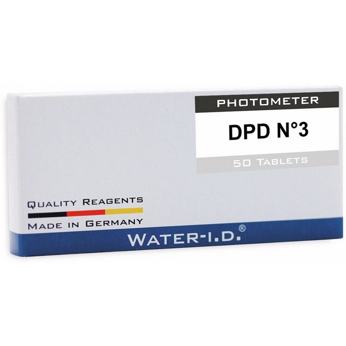 WATER-I.D. Pool Water-i.d. Tabletten DPD N°3 für PoolLab 50 Stück