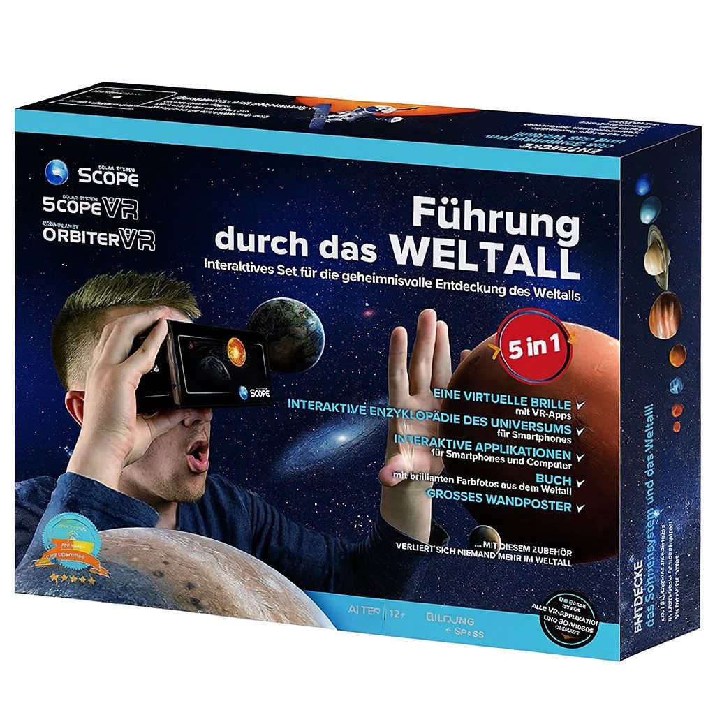 NietFullThings Lernspielzeug Astronomie Lern- und Erlebnispaket 4-in-1 (Pac günstig online kaufen
