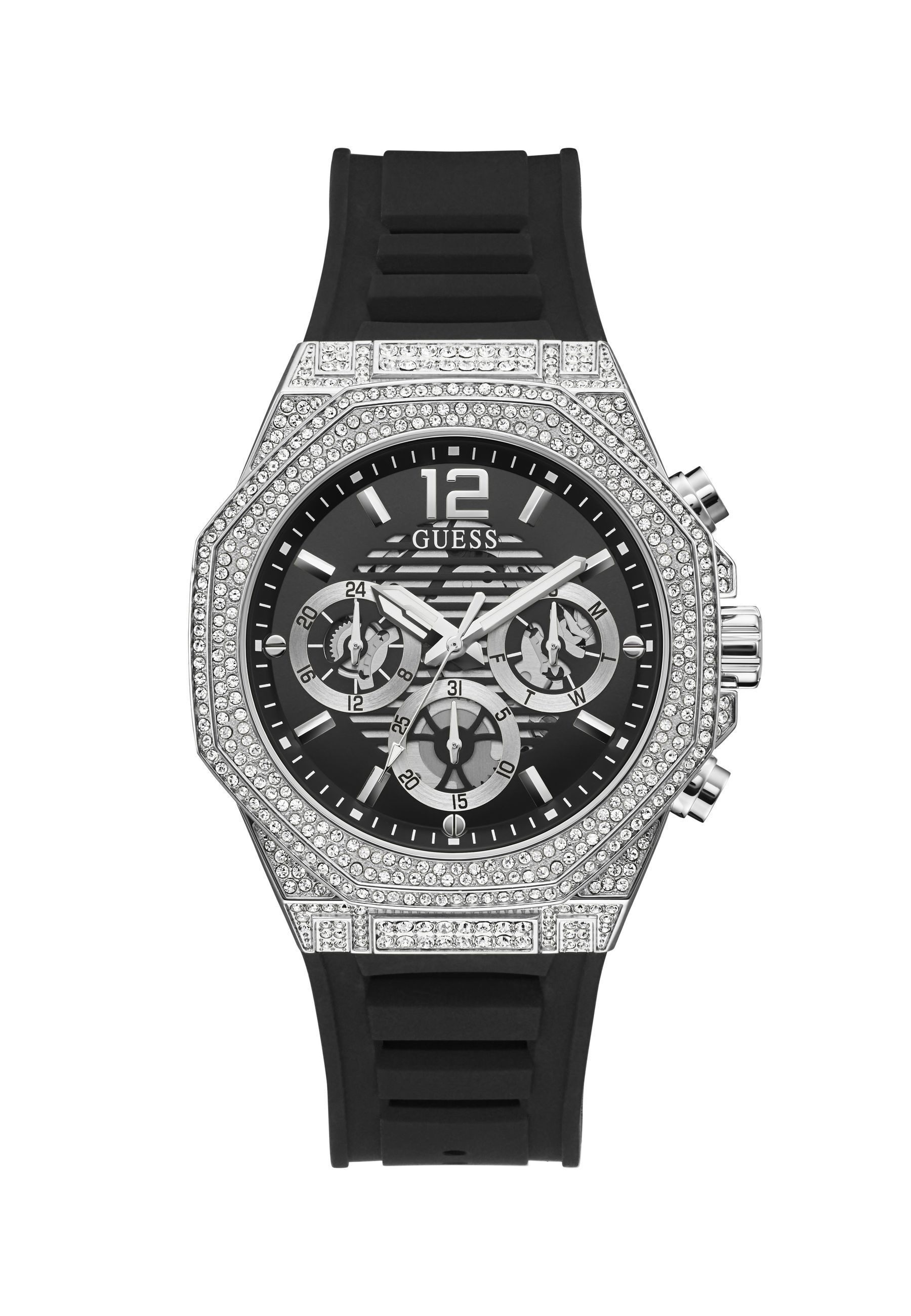 Guess Quarzuhr MOMENTUM, (1-tlg), Chronograph