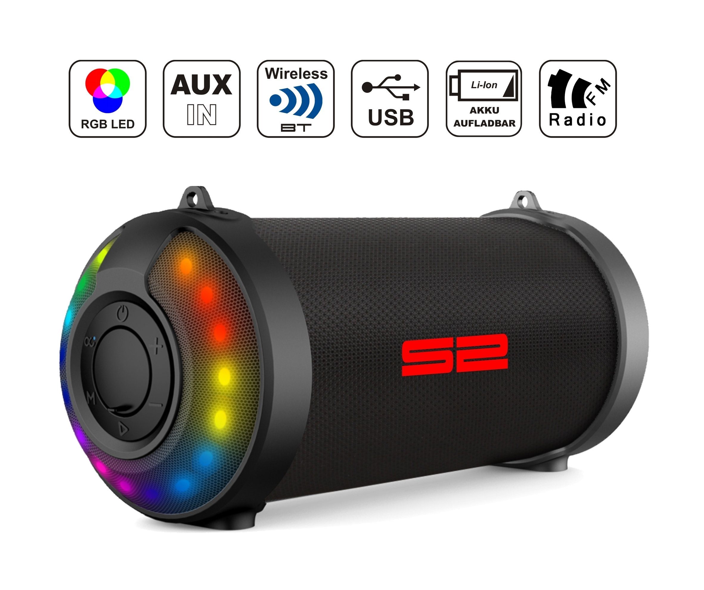 OUTMARK S-Tube Modell S2 Bluetooth-Lautsprecher (8,5 W)