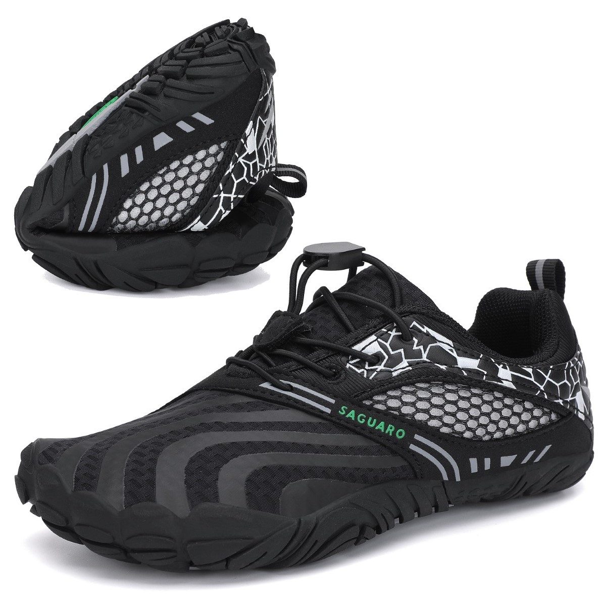 SAGUARO Saguaro leichter biegsamer Kinder Barfußschuh schwarz EUR 26 Barfußschuh