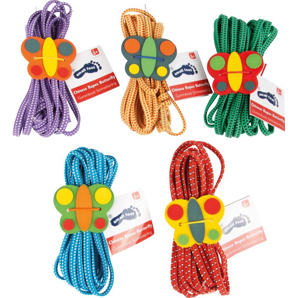 Small Foot Spielesammlung 1814 Gummitwist, 5er Set