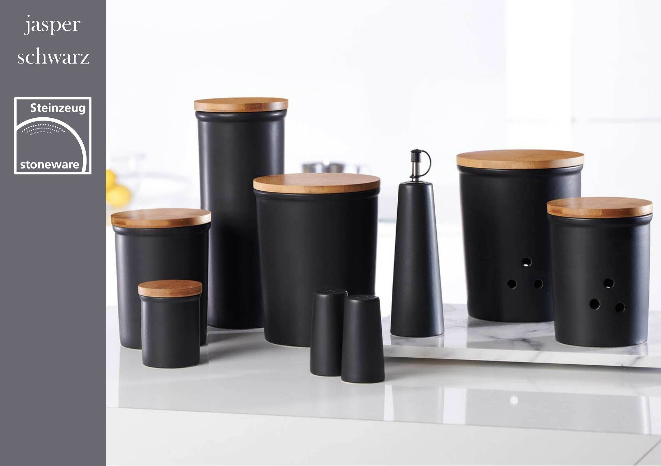Ritzenhoff & Breker Vorratsdose Jasper Vorratsdosen 1,8 l 6er Set, Steinzeug, (6-tlg)