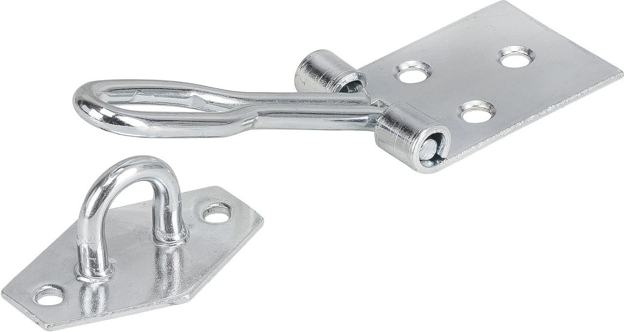 Thumbnail - Vormann Türriegel Vormann Drahtüberfallen verzinkt 120 x 34 mm
