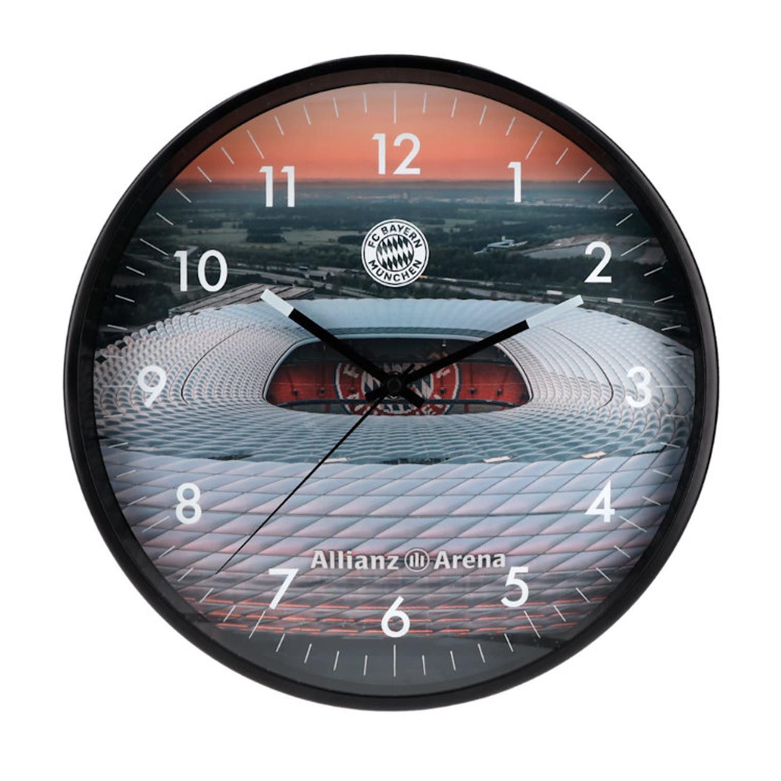 FC Bayern München Wanduhr FC Bayern Wanduhr Glow in the dark günstig online kaufen