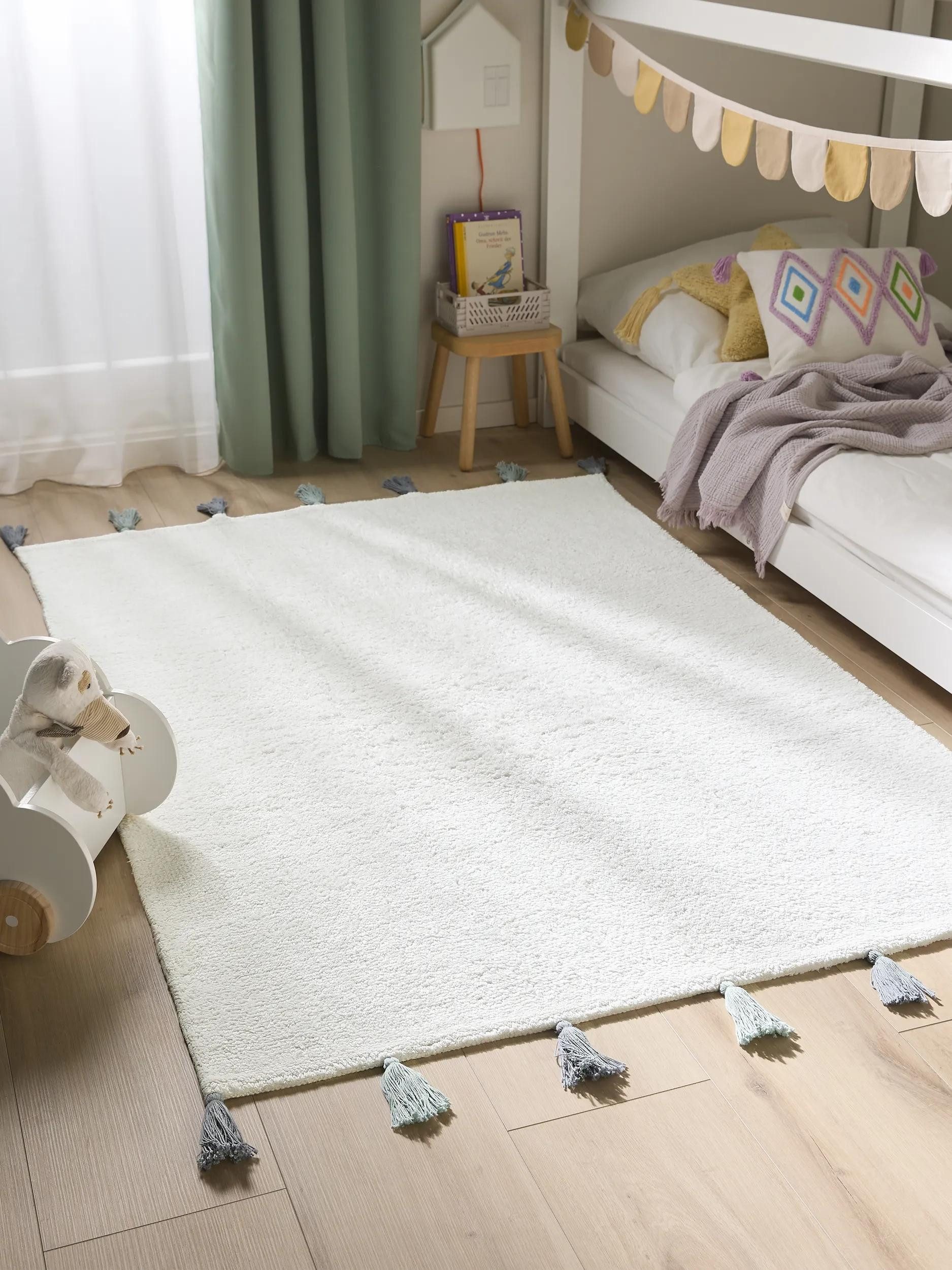 benuta Kinderteppich Malu, rechteckig, Höhe: 6 mm, Kunstfaser, Berber, Ethno-Style, Wohnzimmer