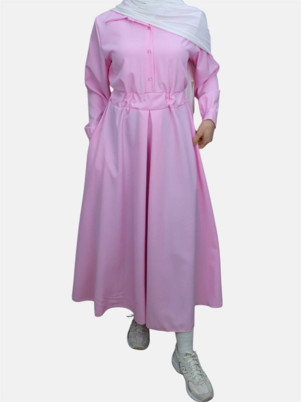 Aymasal Maxikleid Daily Kleid HANNAH Oversize Blusenkleid Abaya Kimono Herbstkleid kurz