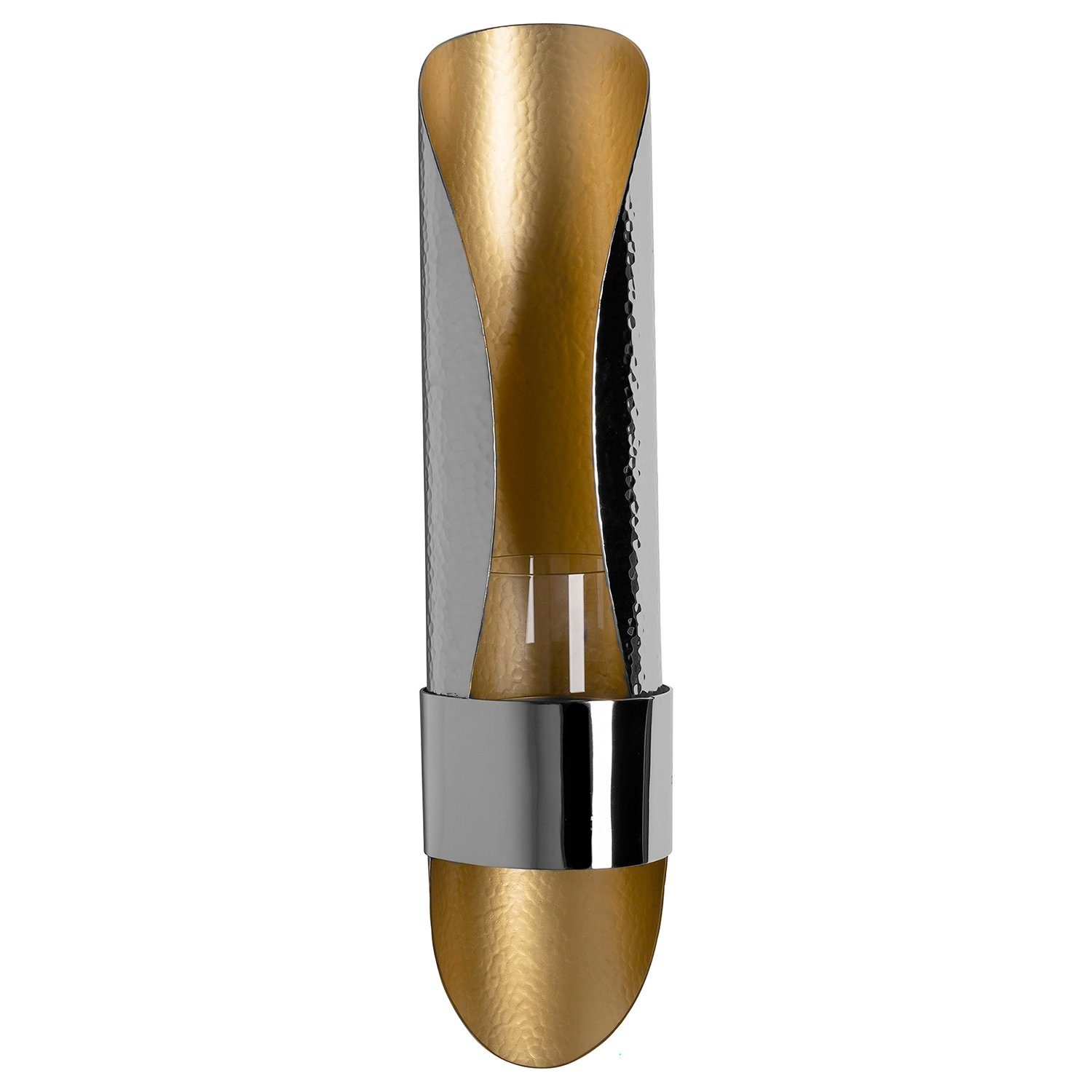 Fink Wandkerzenhalter MUSETTE Wandleuchter - H. 49,5cm x D. 11cm - silber - günstig online kaufen