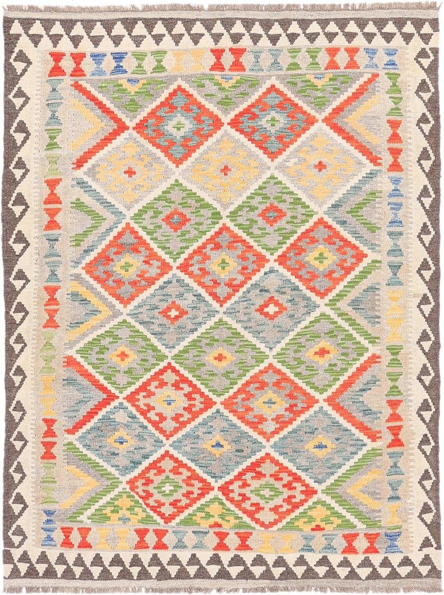 Orientteppich Kelim Afghan Heritage 148x195 Handgewebter Moderner Orientteppich, Nain Trading, rechteckig, Höhe: 3 mm