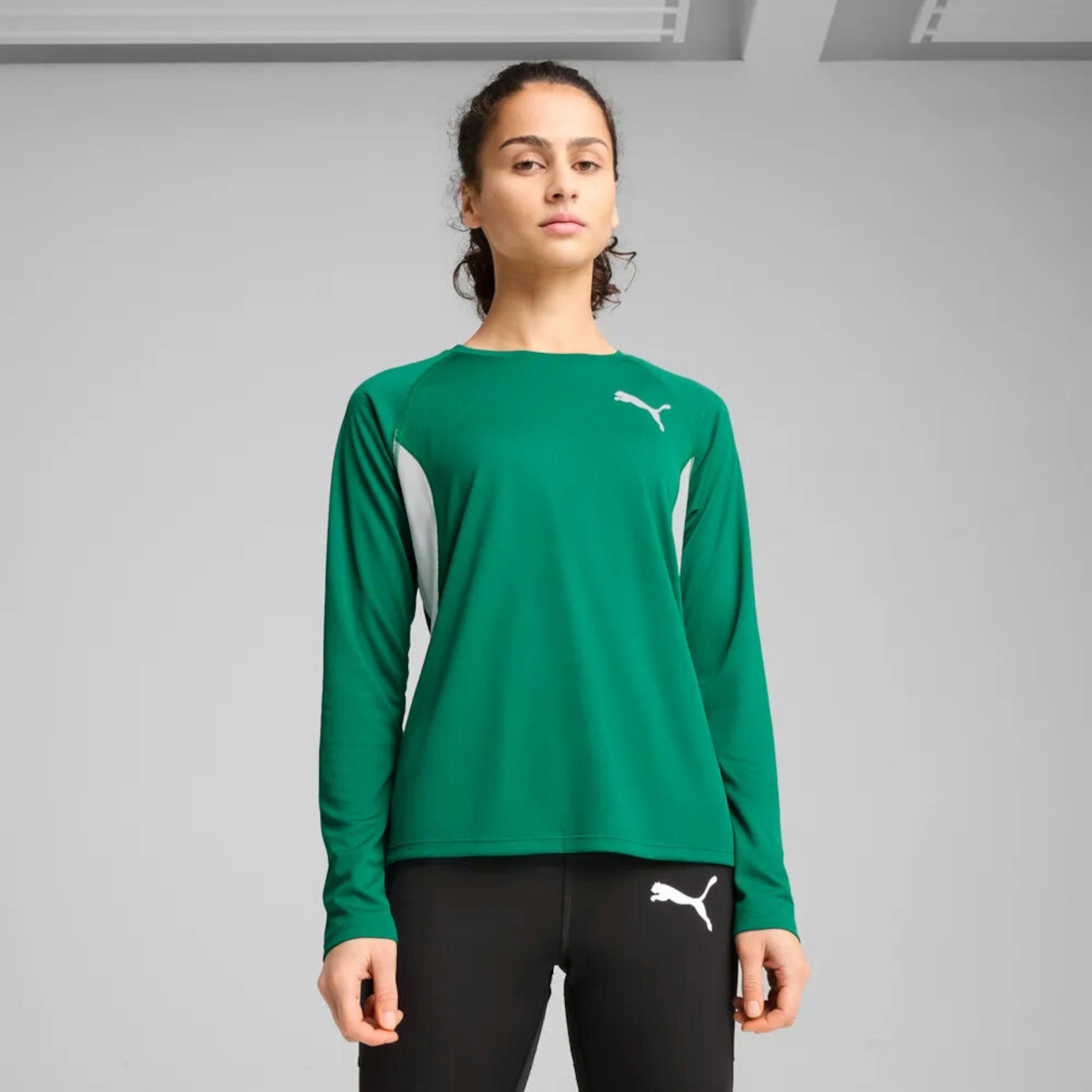 PUMA Langarmshirt Puma Damen Langarmshirt Cross the Line LS 3.0 526773