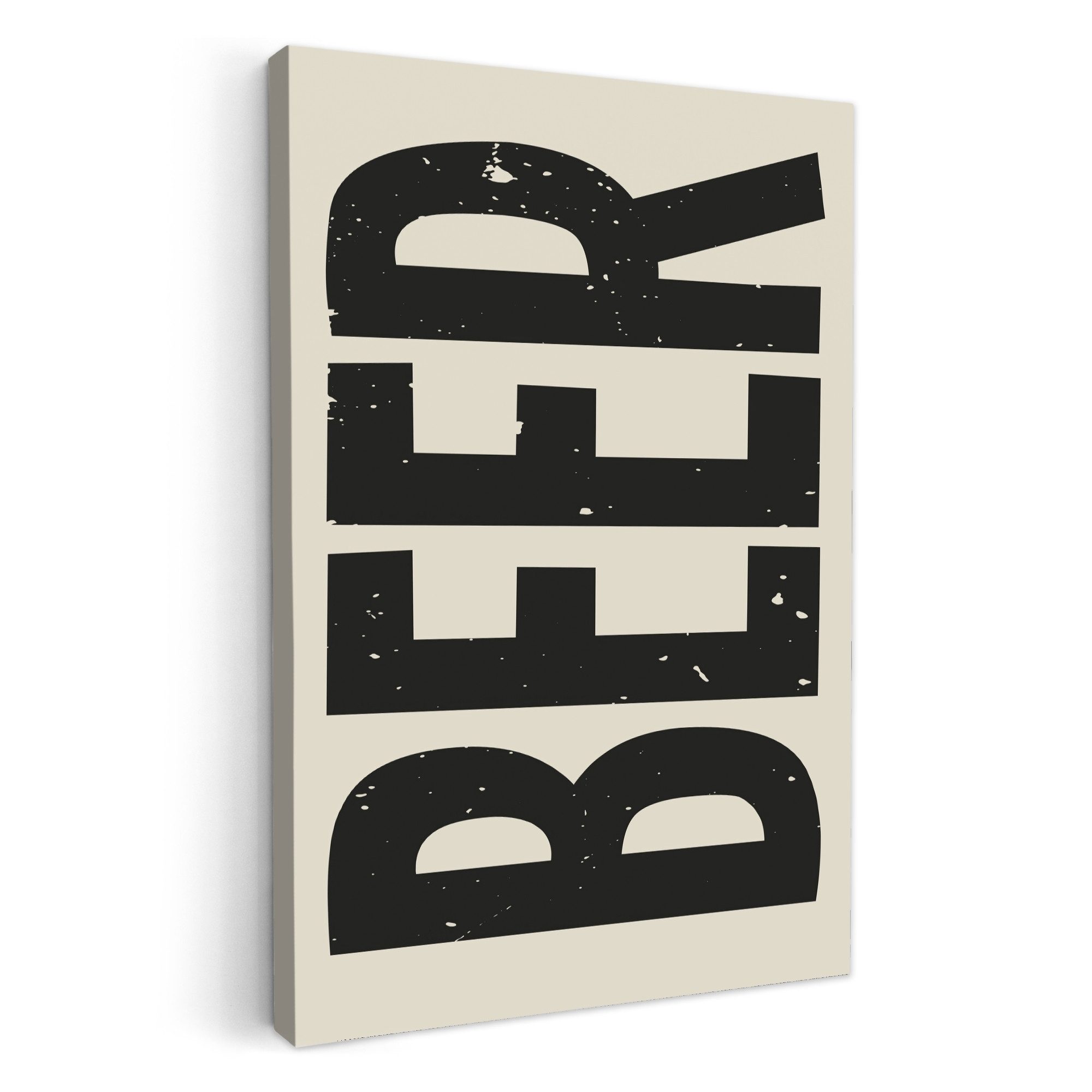 OneMillionCanvasses® Leinwandbild Bär - Vintage - günstig online kaufen