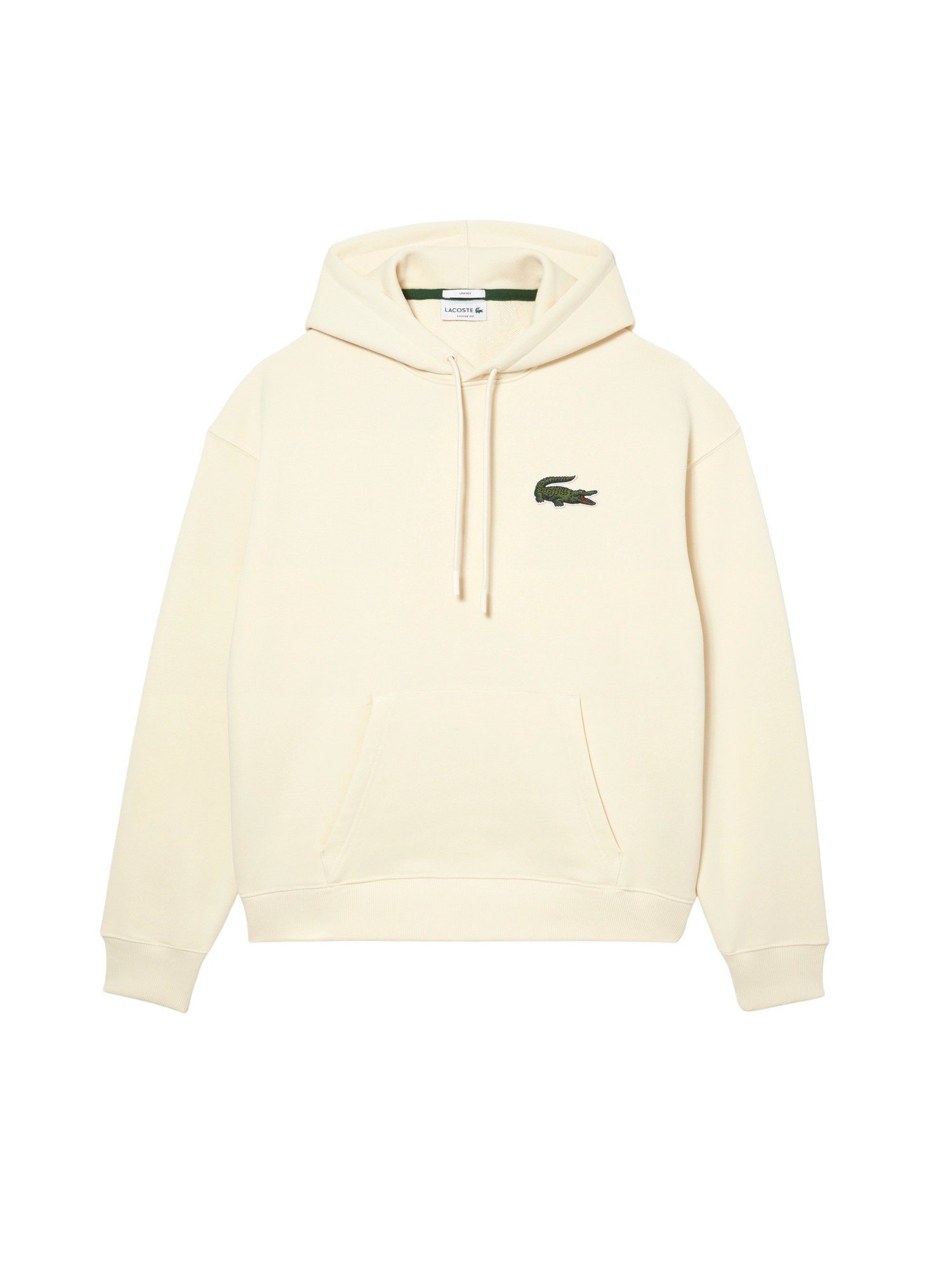 mit Lacoste Hoodie Kapuzenpullover Sweatshirt Unisex Weiß Hoodie