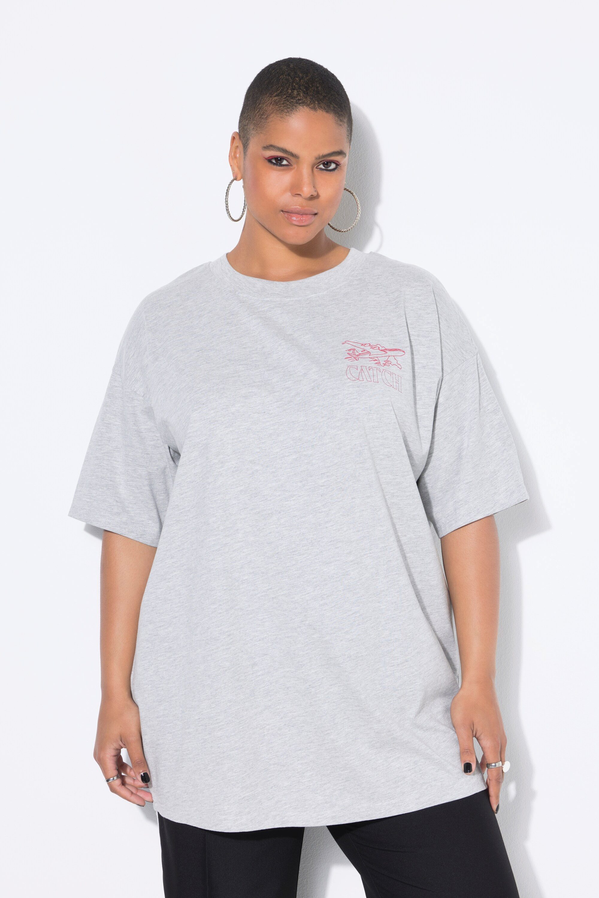 T-Shirt T-Shirt oversized Airplane Halbarm